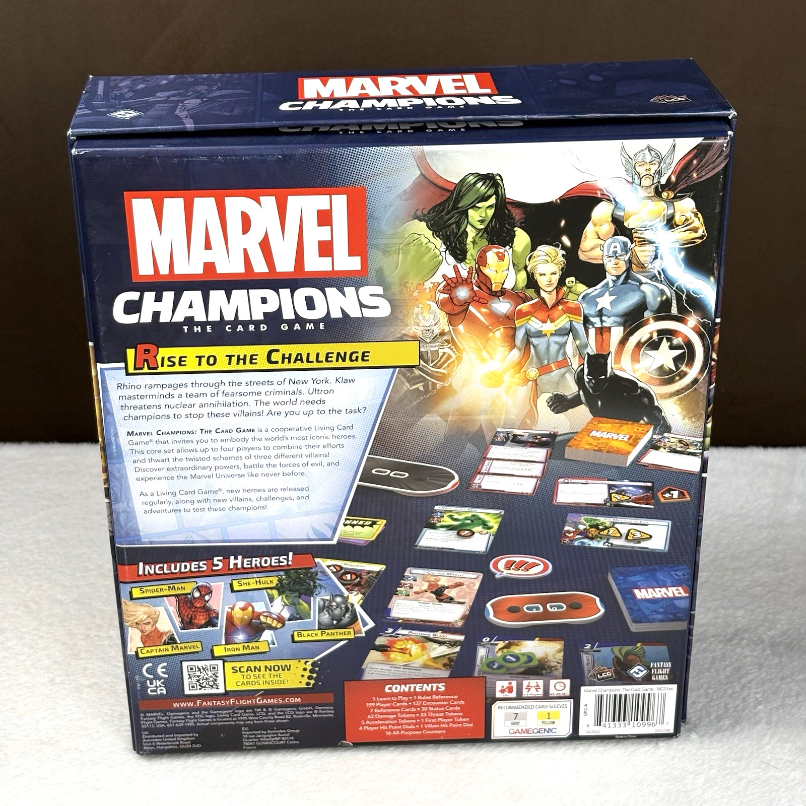 COMPLETE! Marvel Champions The Card Game MC01EN Board Core Set w/ Sealed Decks!
