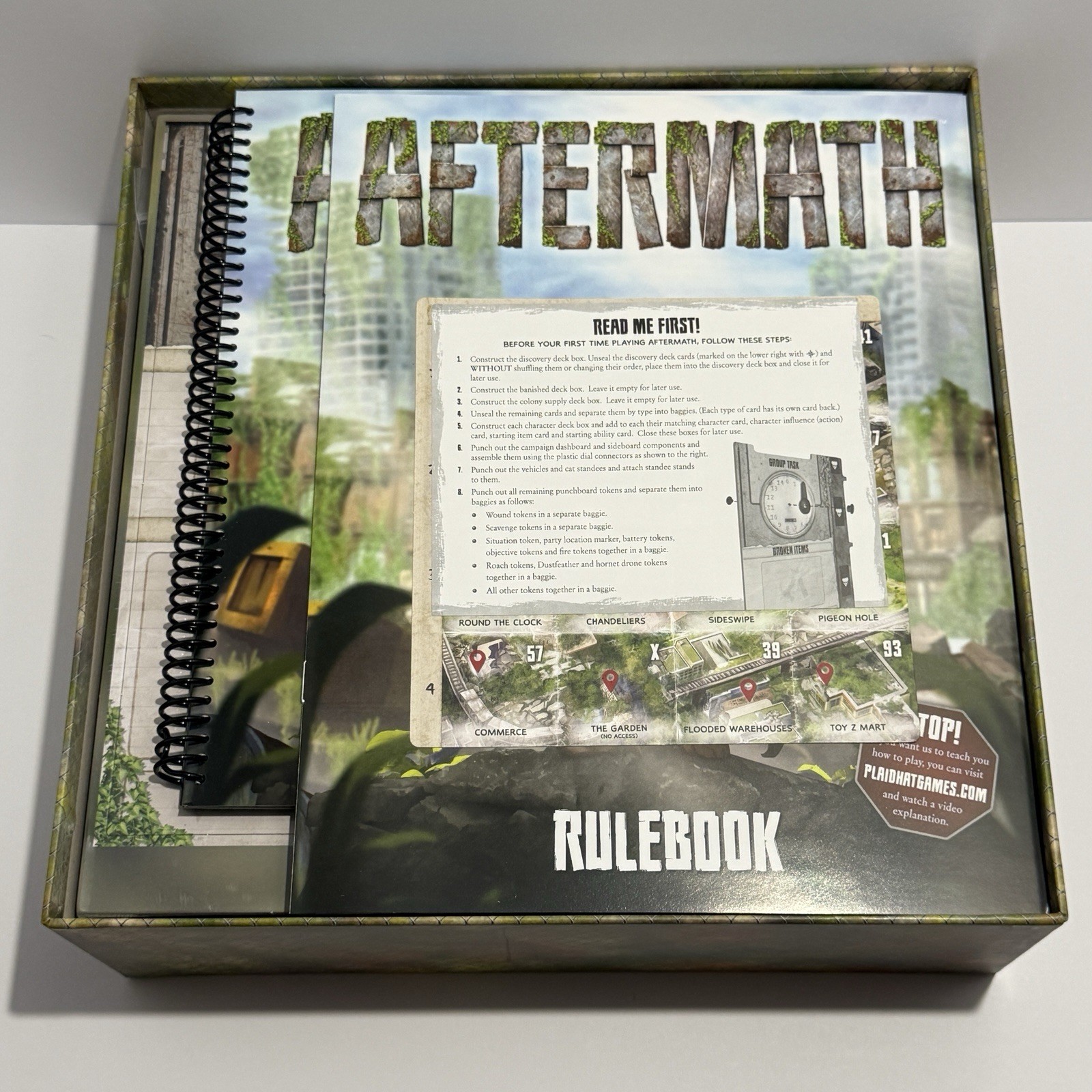 Aftermath Board Game Plaid hat Games 2019 – Open Box / Unpunched