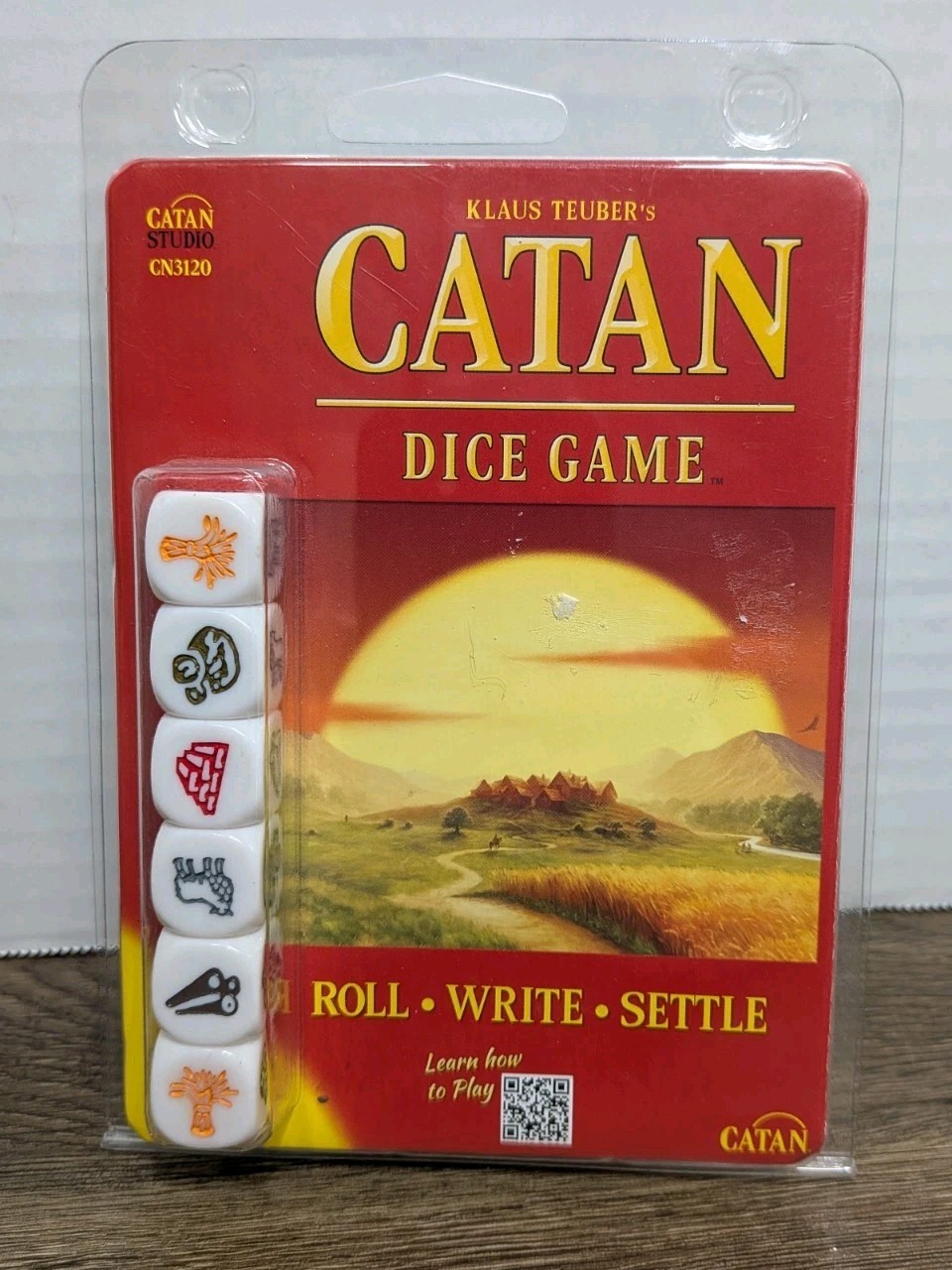 CATAN Dice Game Settlers of Catan Klaus Teuber 1-4 Players 2020 NEW
