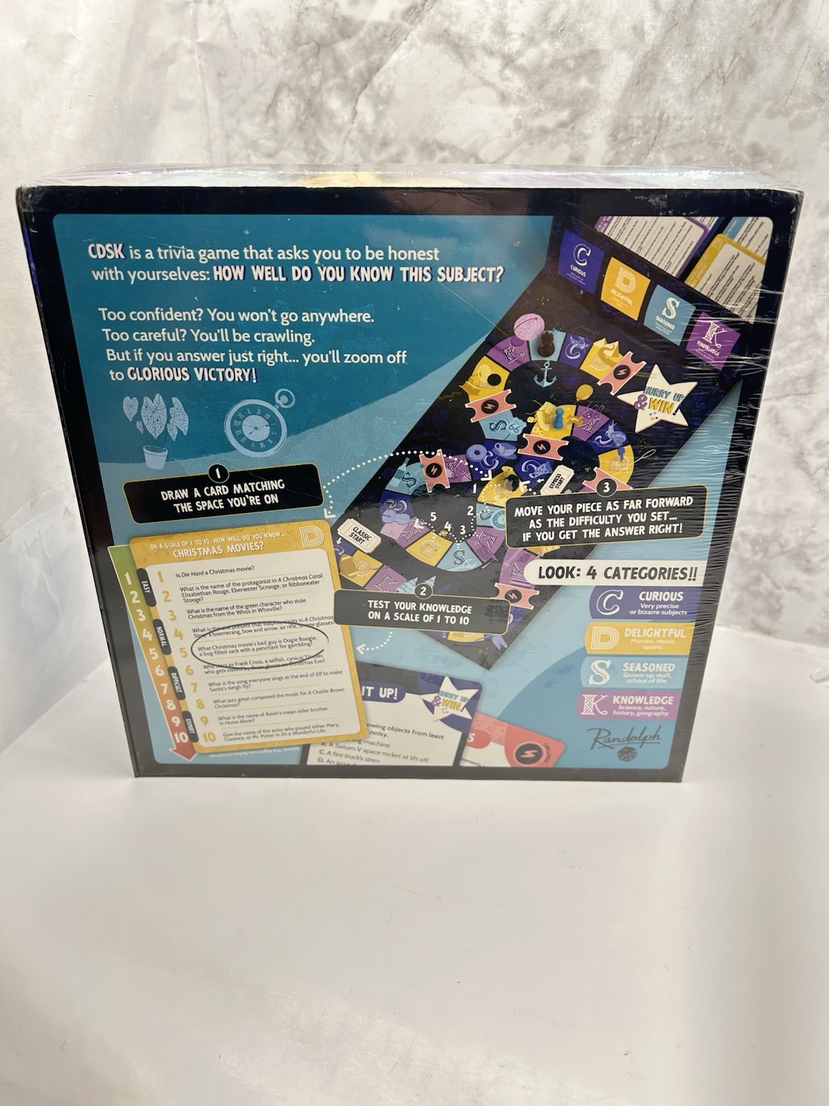 Randolph CDSK | Fun Trivia Party Game for Teens and Adults |Great for Game Night