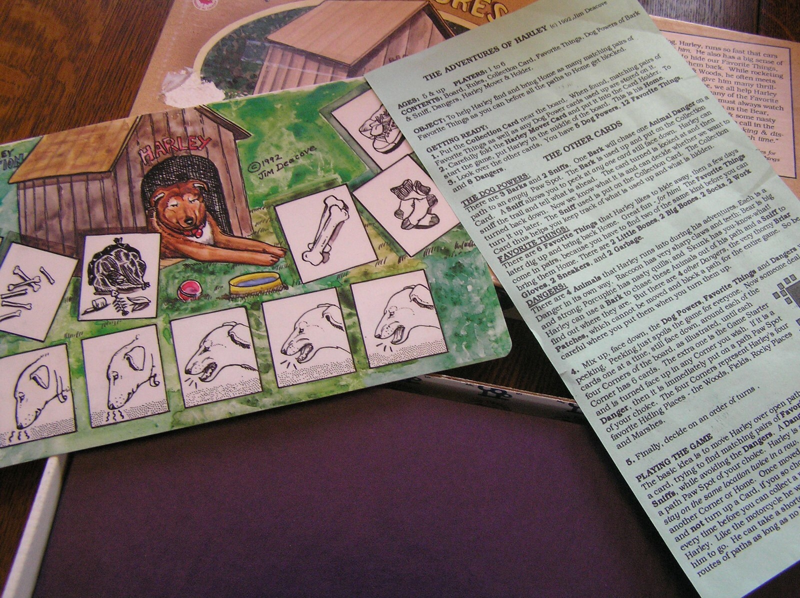 Family Pastimes The ADVENTURES of HARLEY: A Co-Operative Game 1-6 Players Age 4+