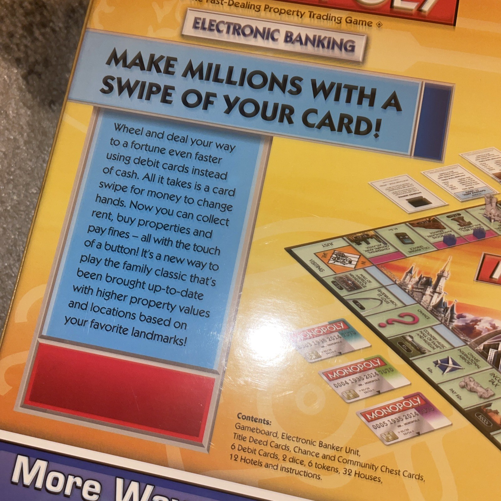 2009 Monopoly Electronic Banking Board Game US Cities Edition Hasbro NEW SEALED