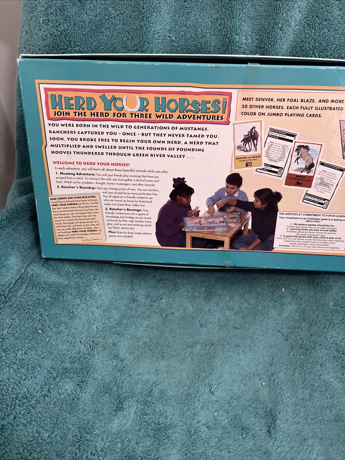 VTG Herd Your Horses Board Game As Pictured 1993 See Pics And Read