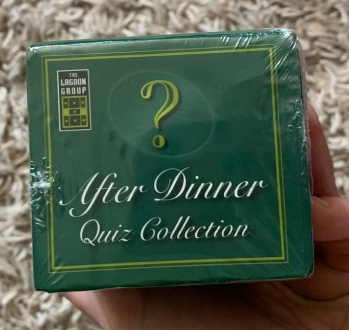 The Lagoon Group After Dinner Quiz Collection Game 6 Categories of Questions