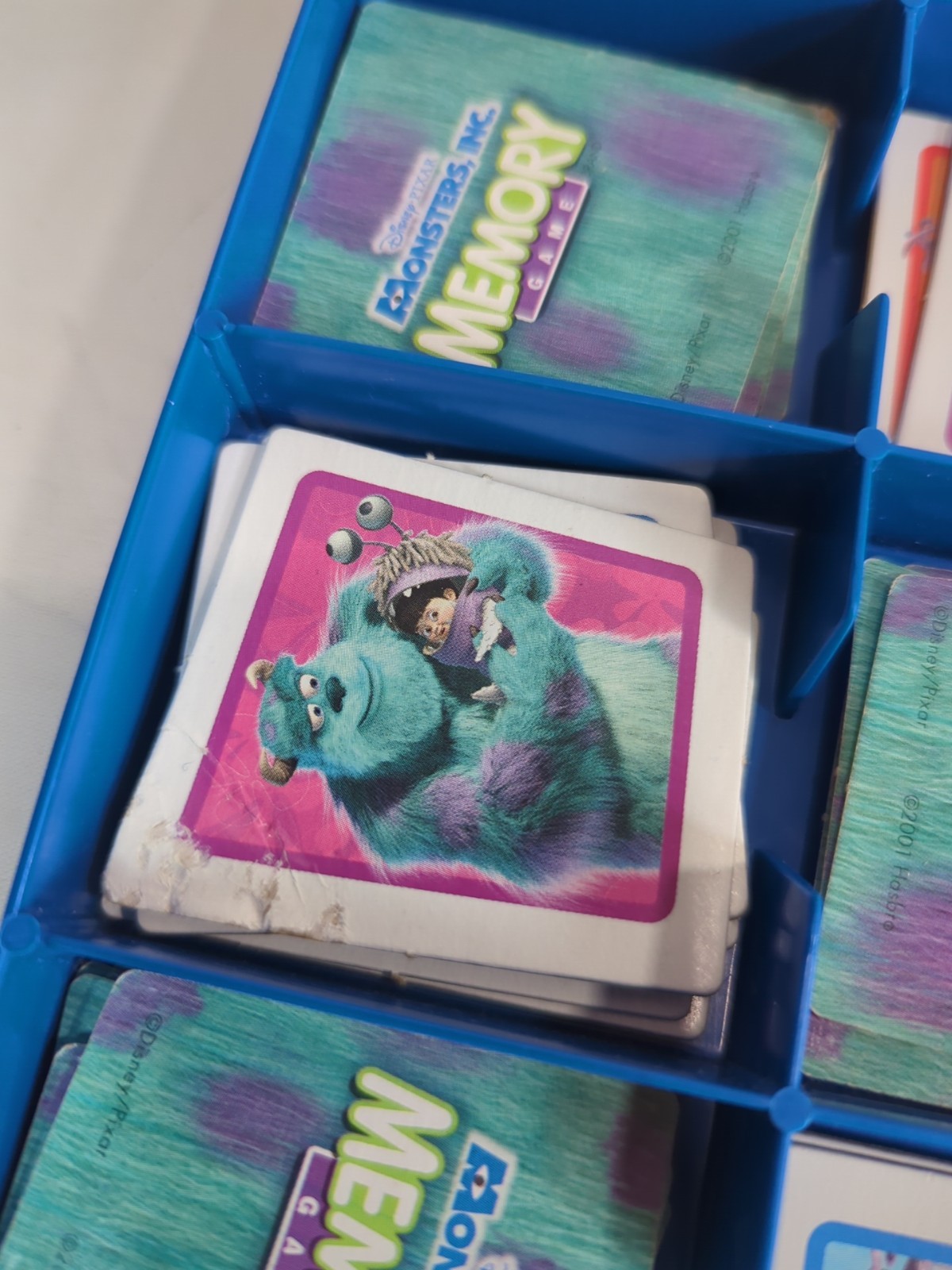 2001 Disney Pixar Monsters, Inc. Memory Game 98% Complete
