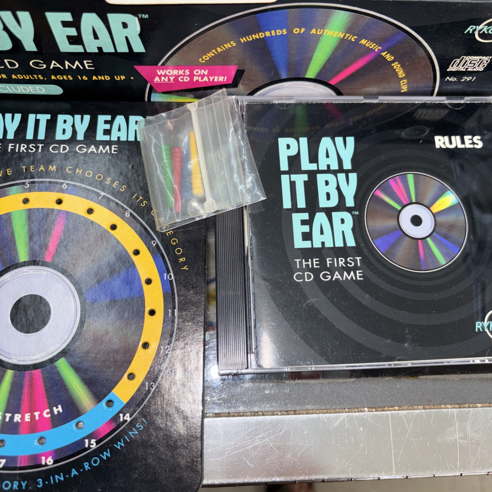Vintage 1991 “Play It By Ear” The FIRST CD Game – Works on any CD Player #291