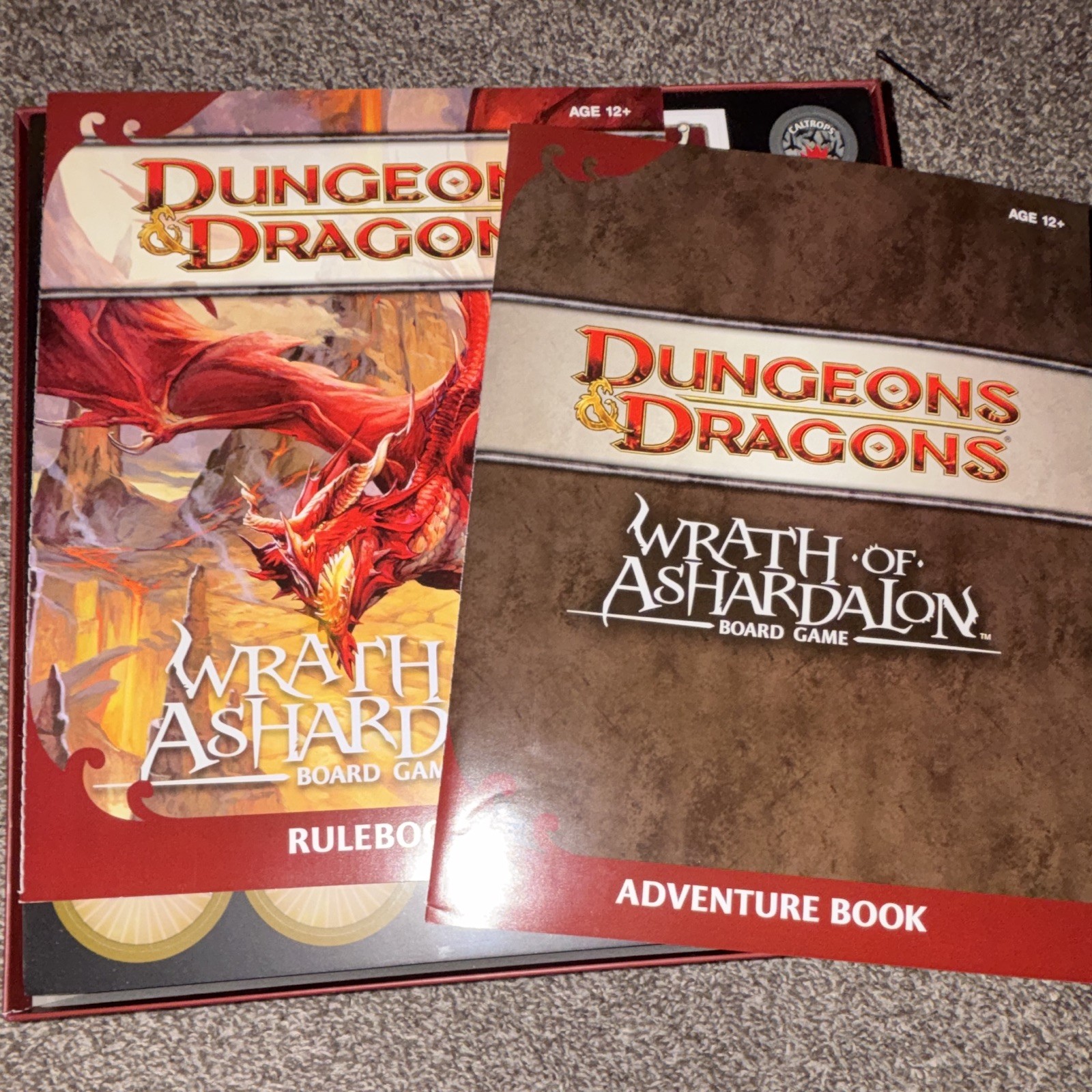 Dungeons & Dragons Wrath of Ashardalon Board Game Complete 1-5 Players Age 12+