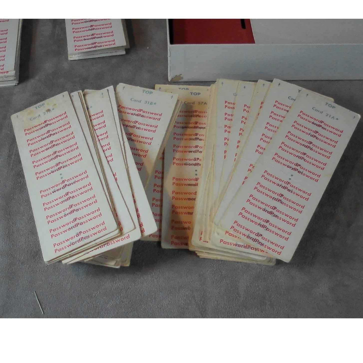 1962 Password Game Volume Two Milton Bradley #4260 w/Extras READ