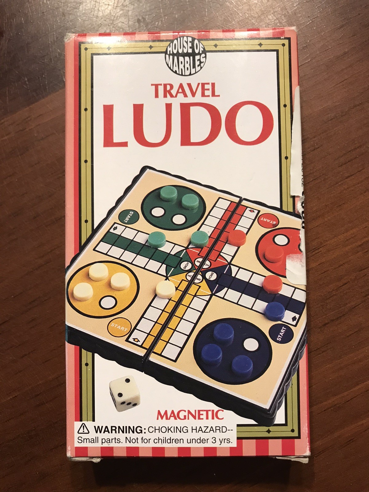 House of Marbles Ludo Magnetic Travel Game, Classic Family Board Game New