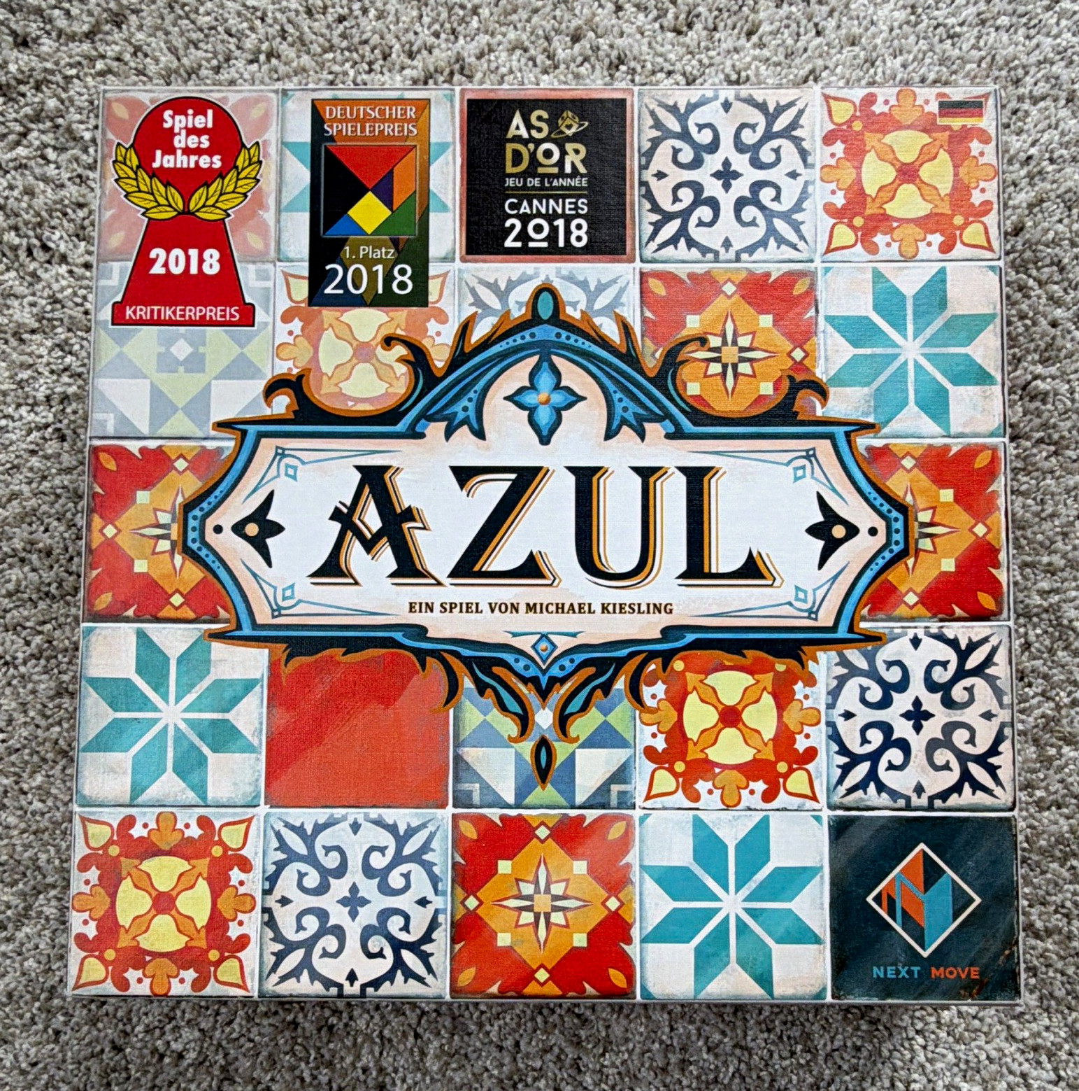 Azul Complete Board Game Michael Kiesling German Edition Next Move Games