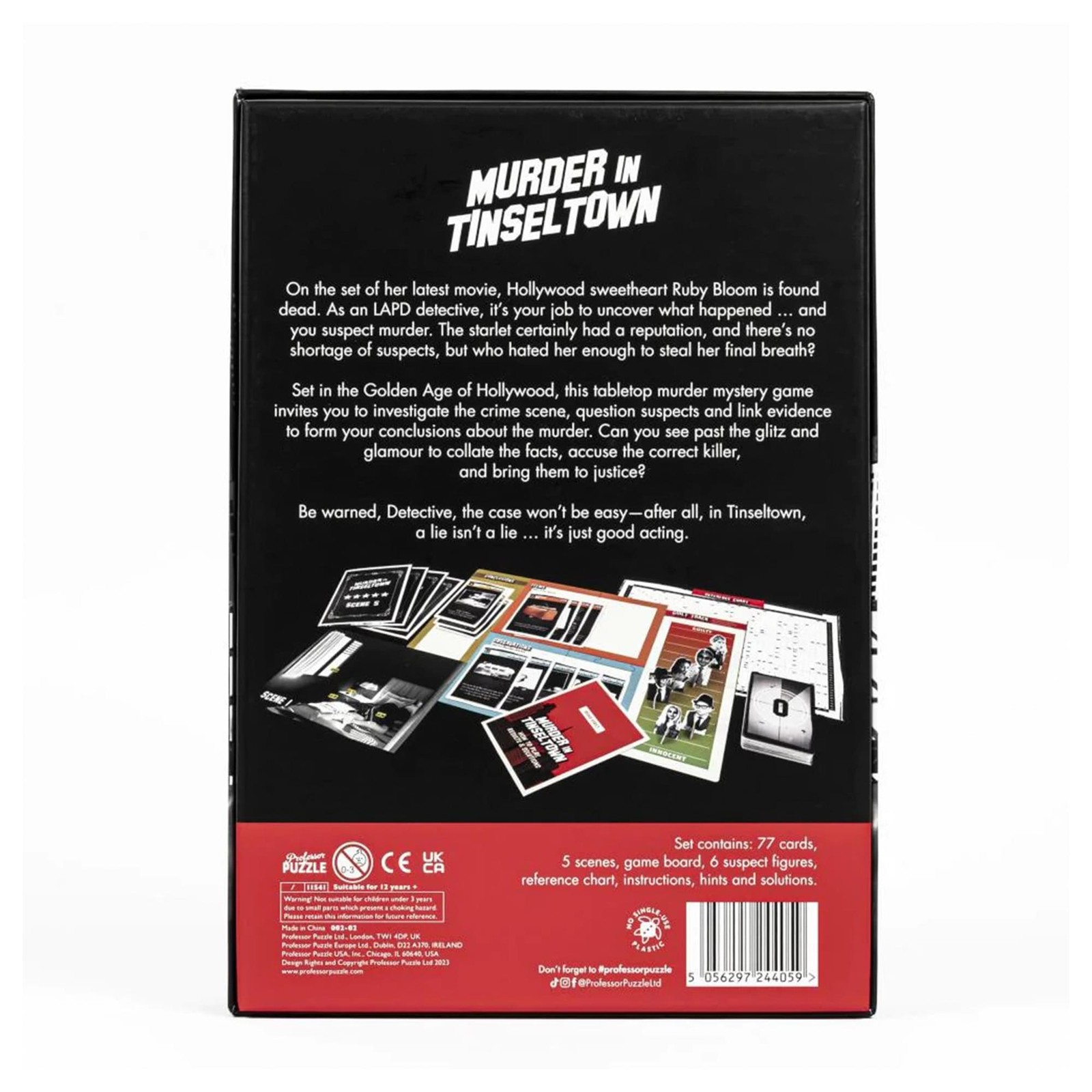 Murder in Tinseltown Murder Mystery Game