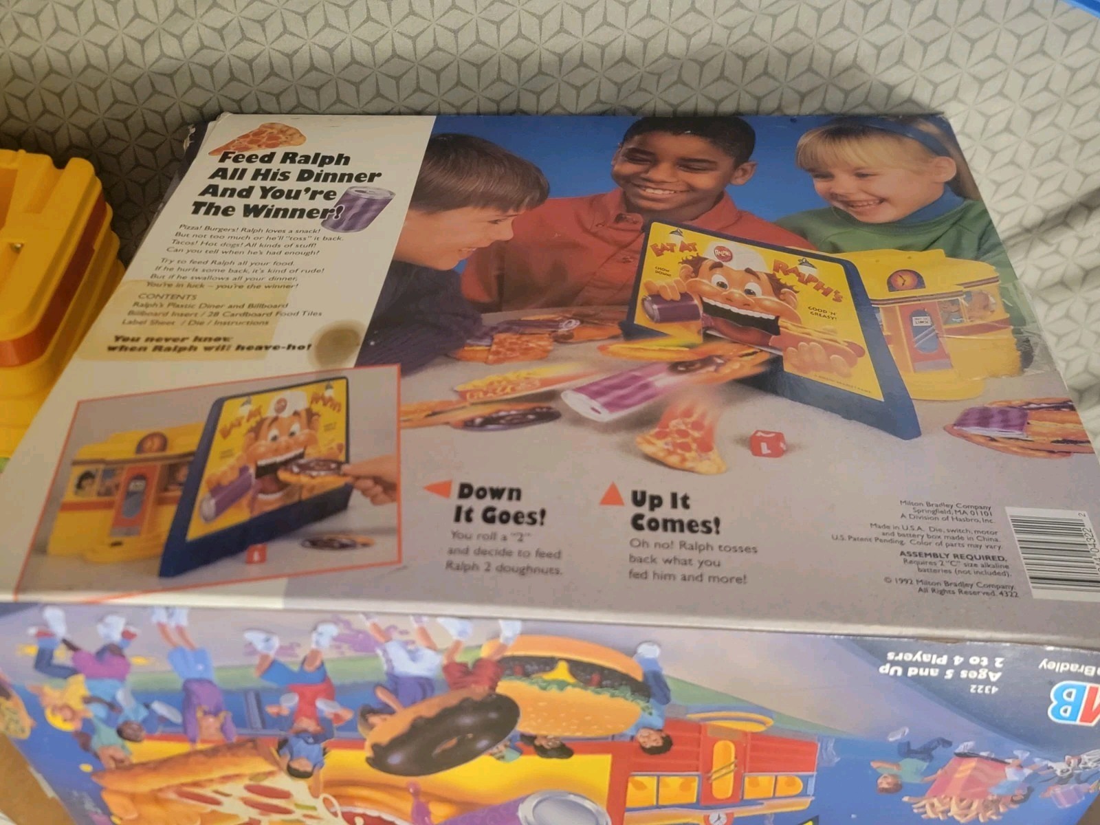 Eat at Ralph’s The Motorized Fast-food Game 1992 USED-WORKS Not COMPLETE