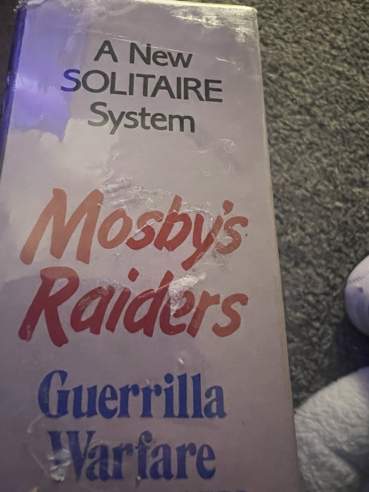Mosby’s Raiders: Guerilla Warfare in the Civil War 1985 Solitaire Board Game