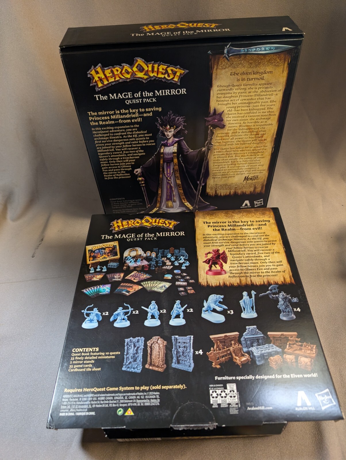 Heroquest The Mage of The Mirror Expansion Quest Pack, Replacement Box Only
