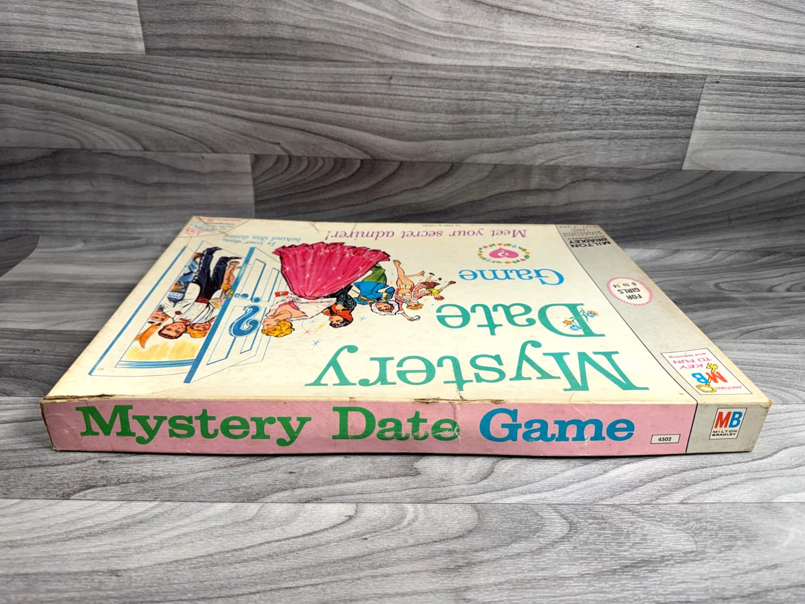 VINTAGE 1965 MILTON BRADLEY MYSTERY DATE GAME BOARD GAME MPN 4502 COMPLETE
