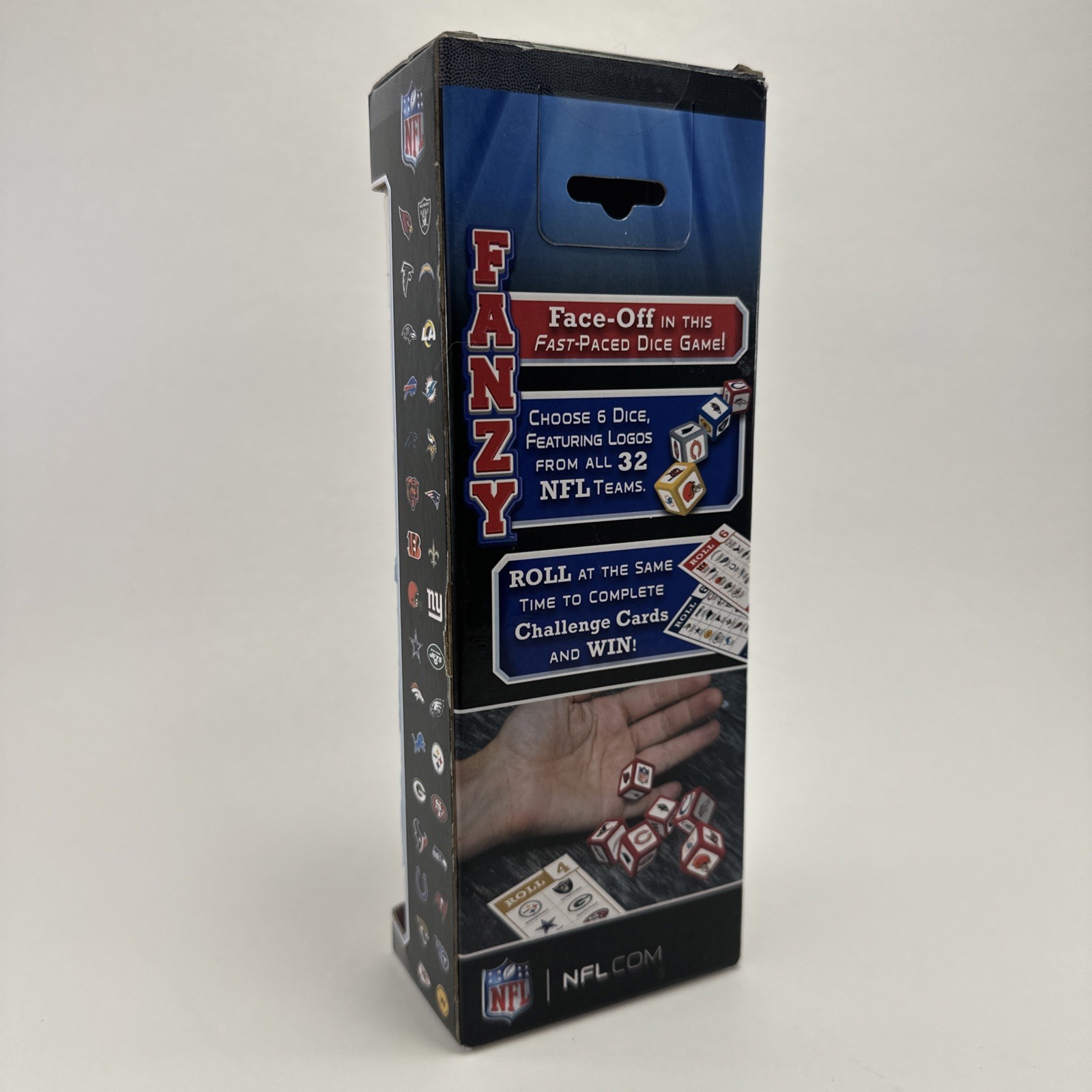 NEW NFL Football Fanzy Dice Card Game Fun Frenzied Speed Fast Paced Masterpieces