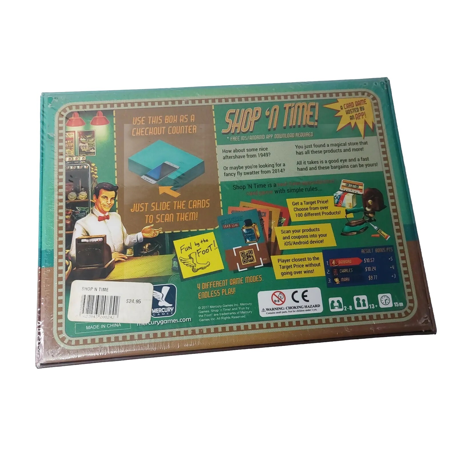 Mercury Games Shop N Time Board Game