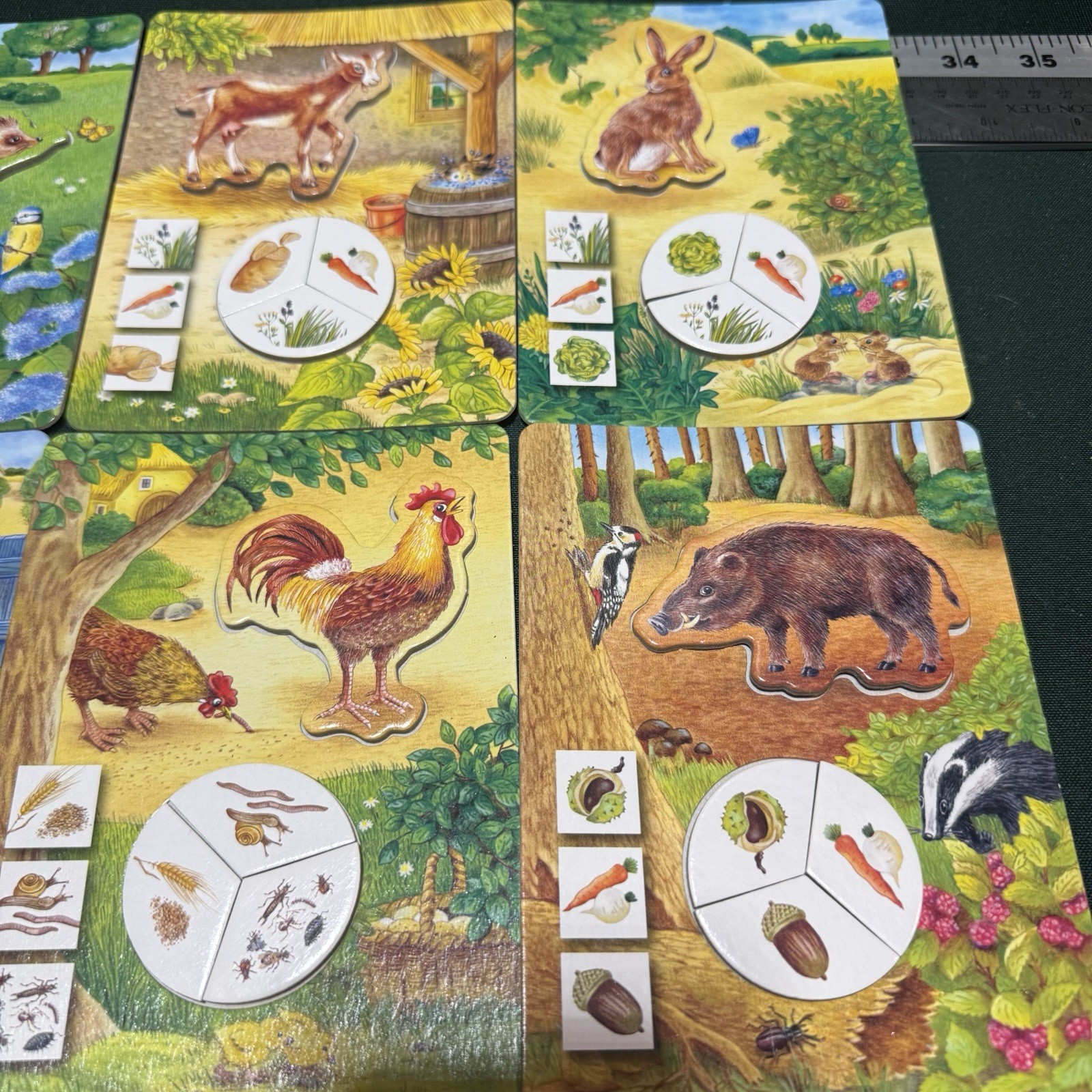 2006 Ravensburger German Tiere Futtern – Feed Animals Game Complete