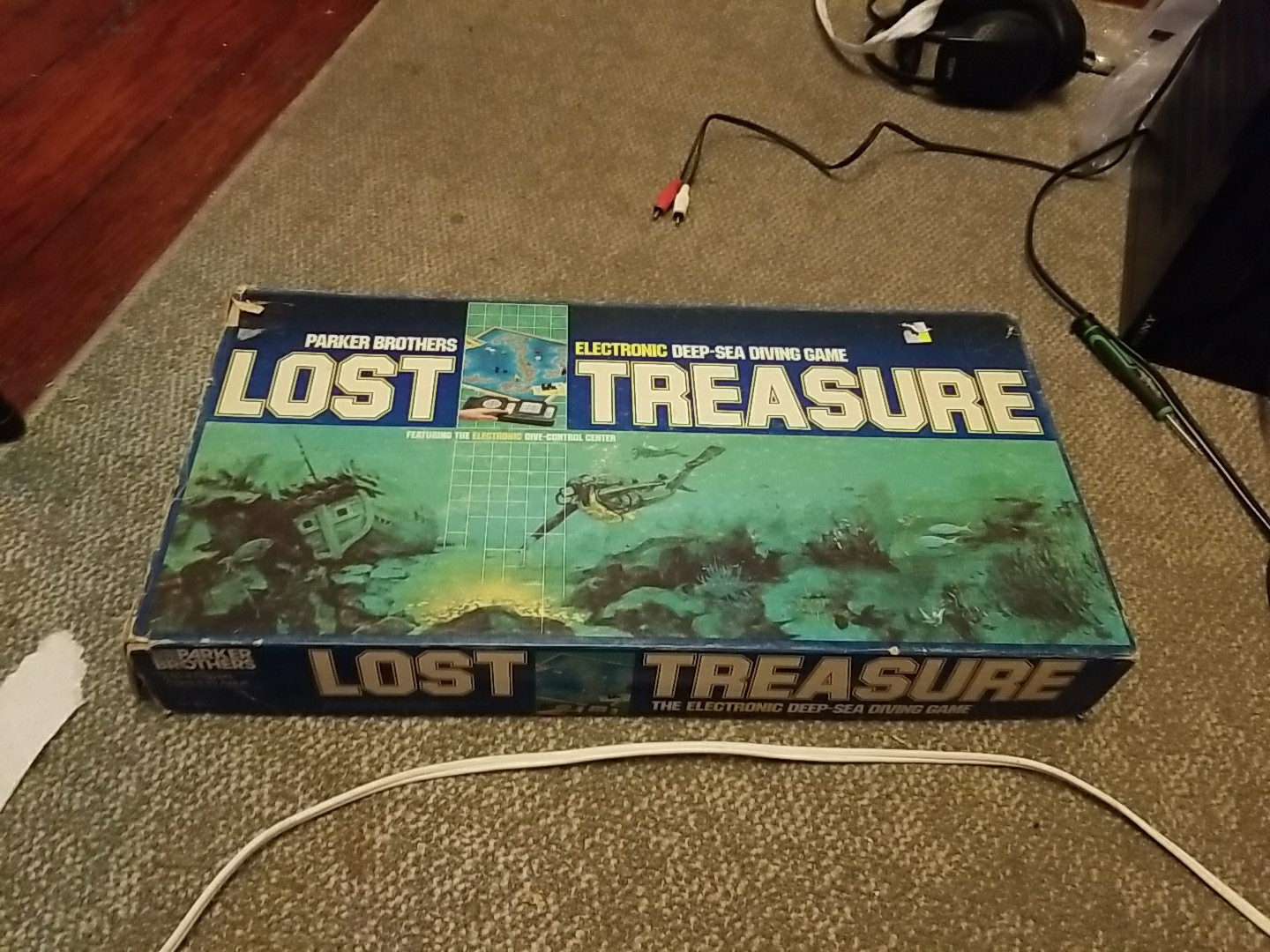 Lost Treasure Deep Sea Diving Game 100% Complete Vintage 1982 Parker Brothers