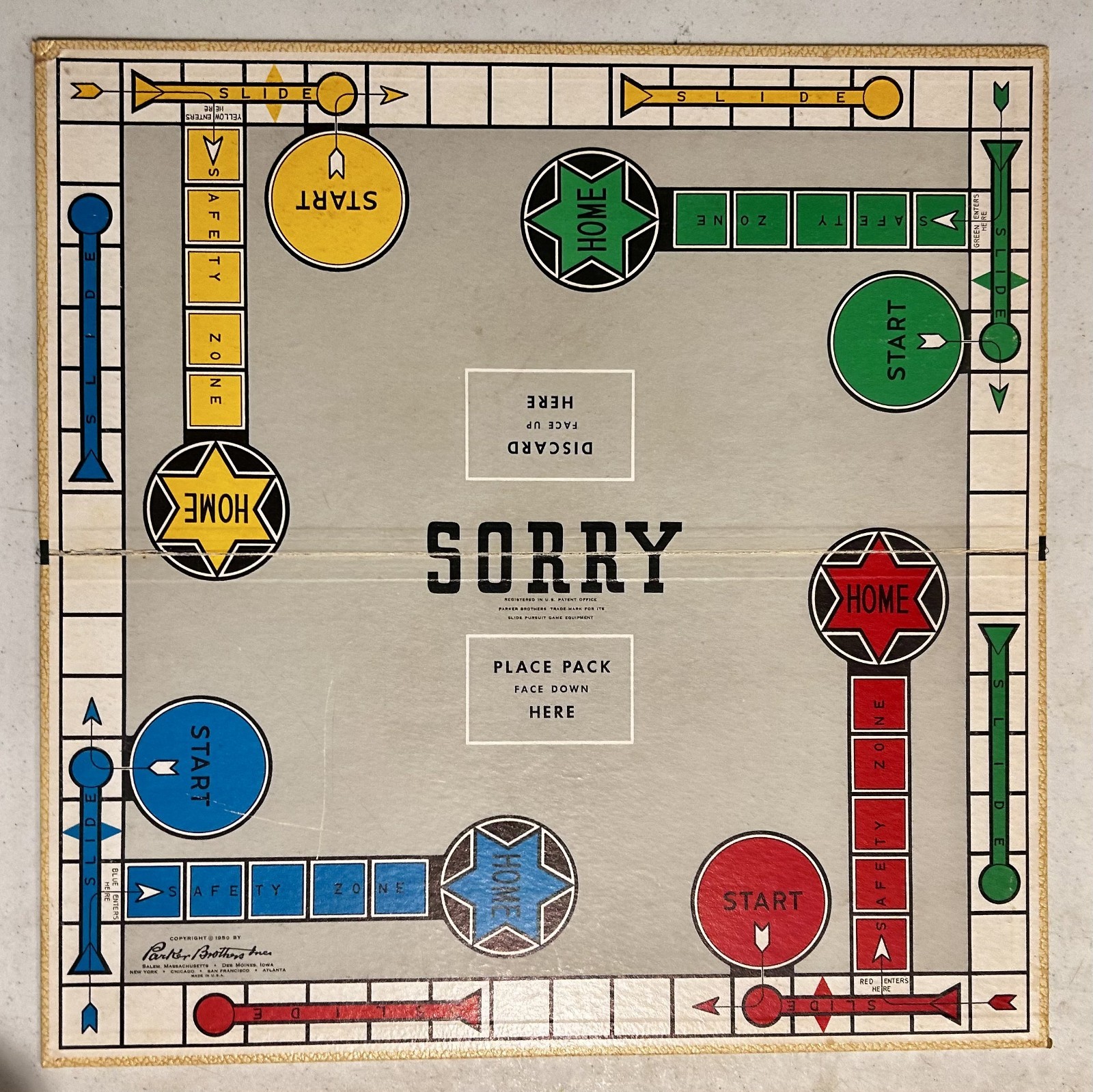 Vintage Sorry! by Parker Brothers – Late 50s to Early 60s – Complete Set