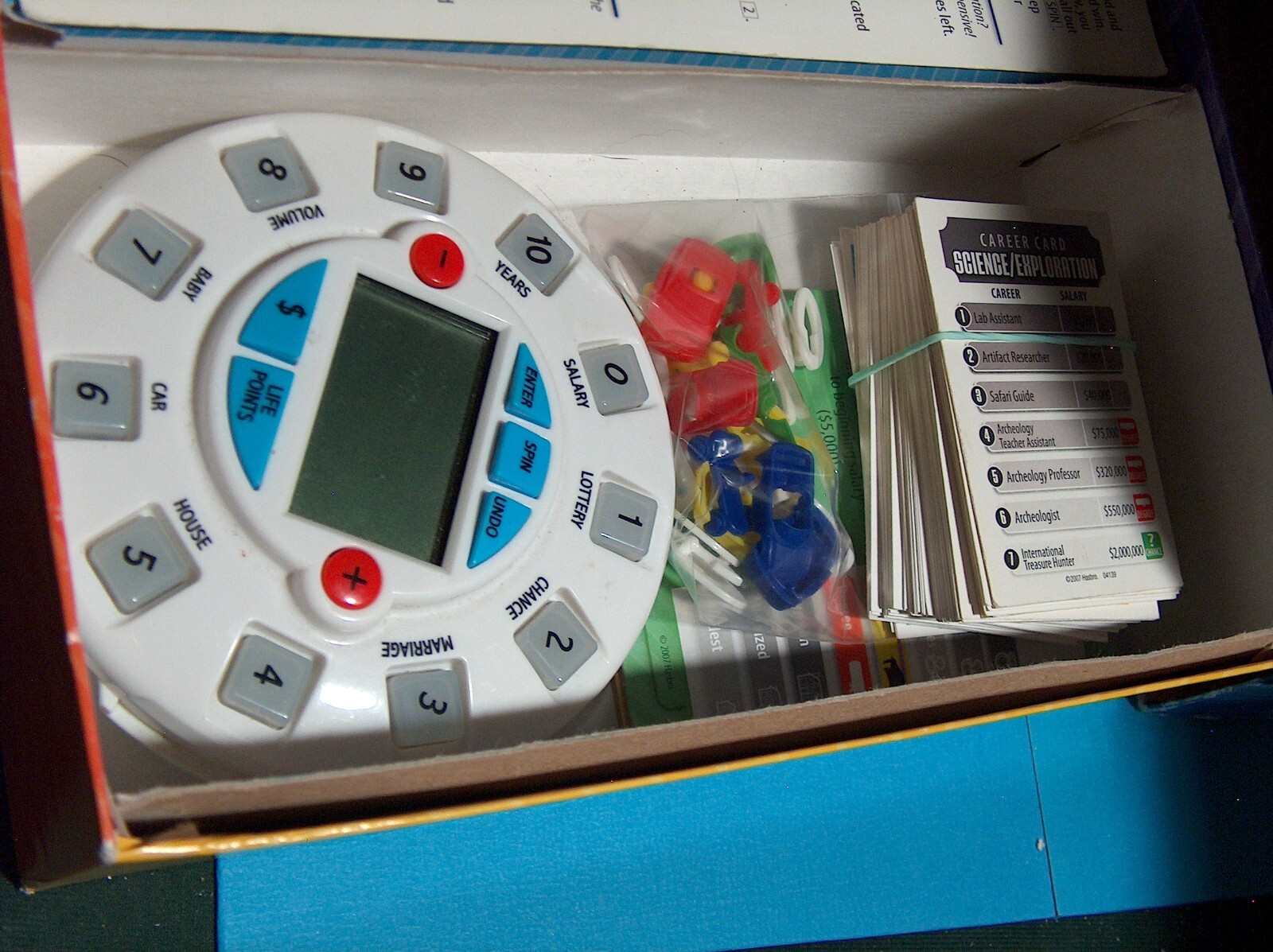 2007 The Game of Life Twists and Turns – Electronic Board Game COMPLETE