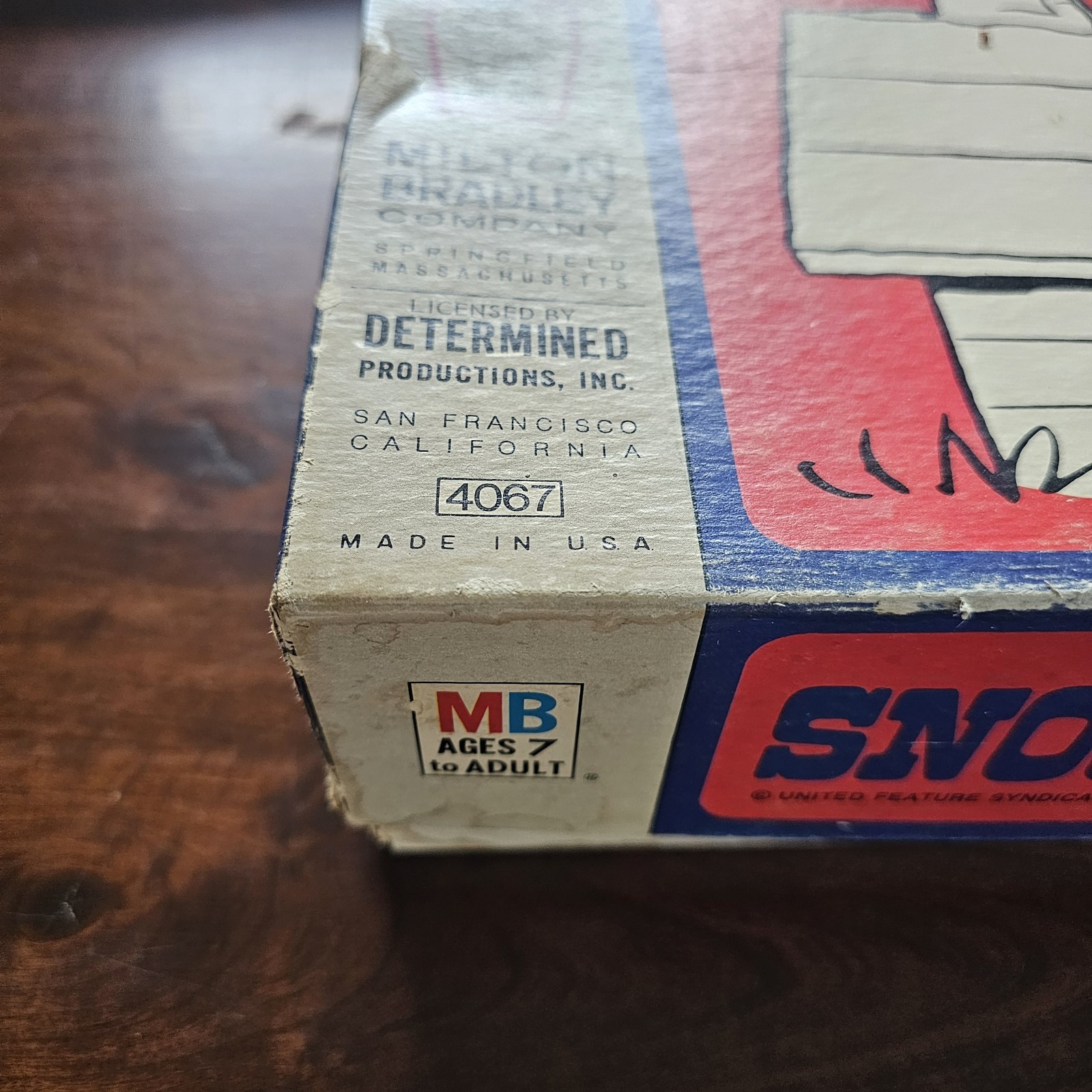 1970 Milton Bradley Snoopy and the Red Baron Skill and Action Game
