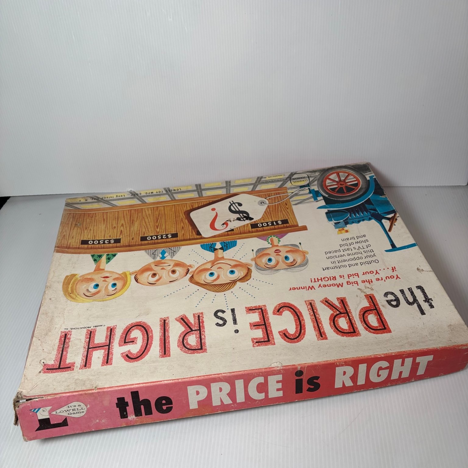 The Price is Right Lowell Toy Mfg. Board Game 2-4 Players 1950s Complete