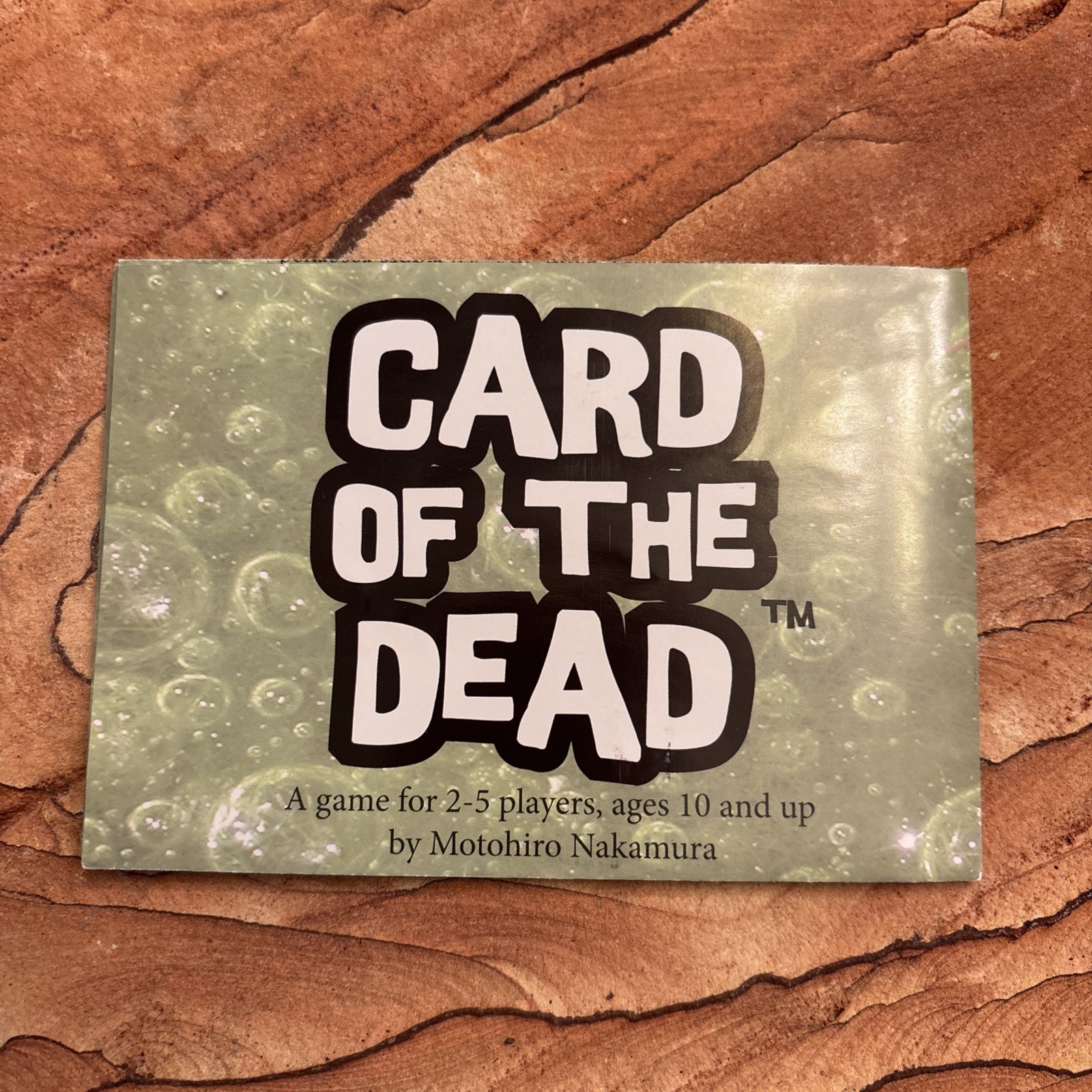 Card Of The Dead Card Game 2013 Zombie Motohiro Nakamuta’s 2-3 Players