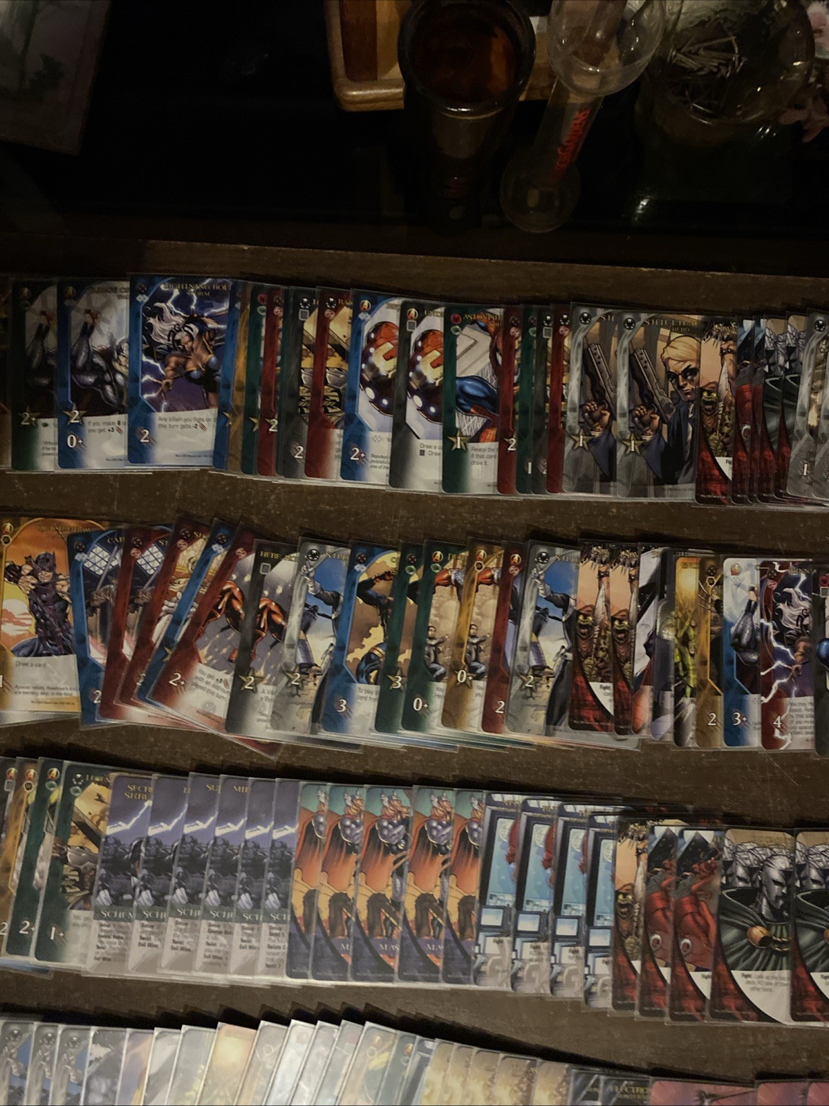 Lot of 500 Upper Deck Marvel Legendary Cards