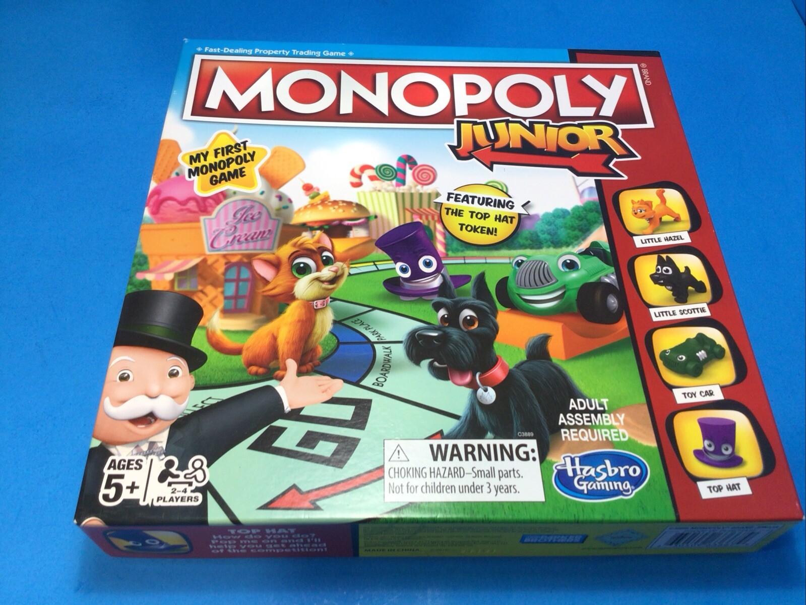 Hasbro Monopoly Junior Board Game Ages 5 and up, 5+, Complete