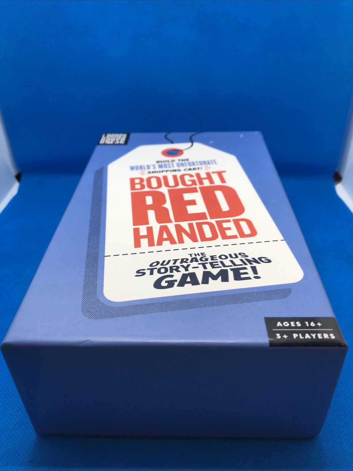 NEW ~ Bought Red Handed | The Outrageous Story-Telling Party Game 3+ players