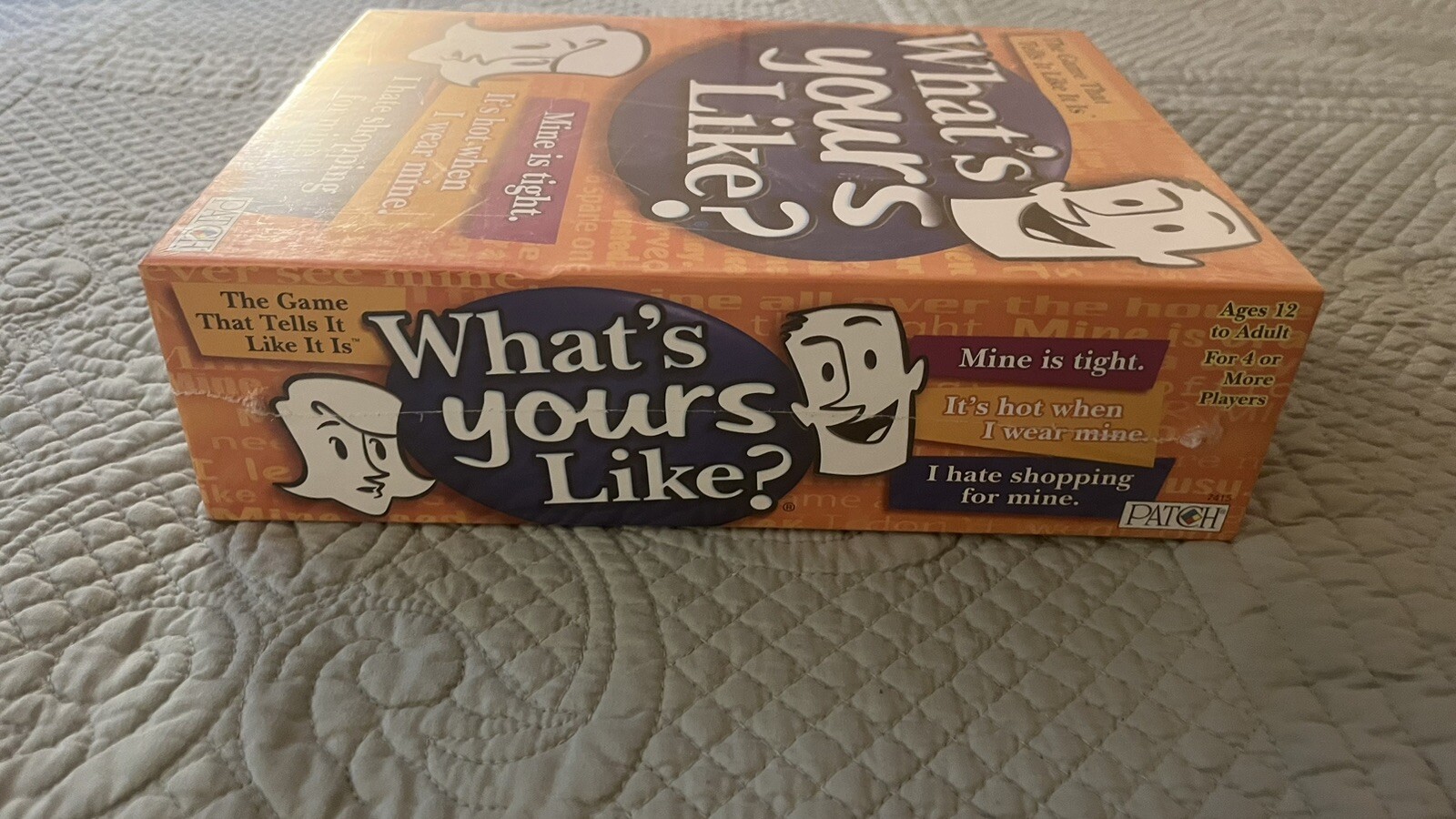 Patch – What’s Yours Like – Party Board Game – SEALED/NEW