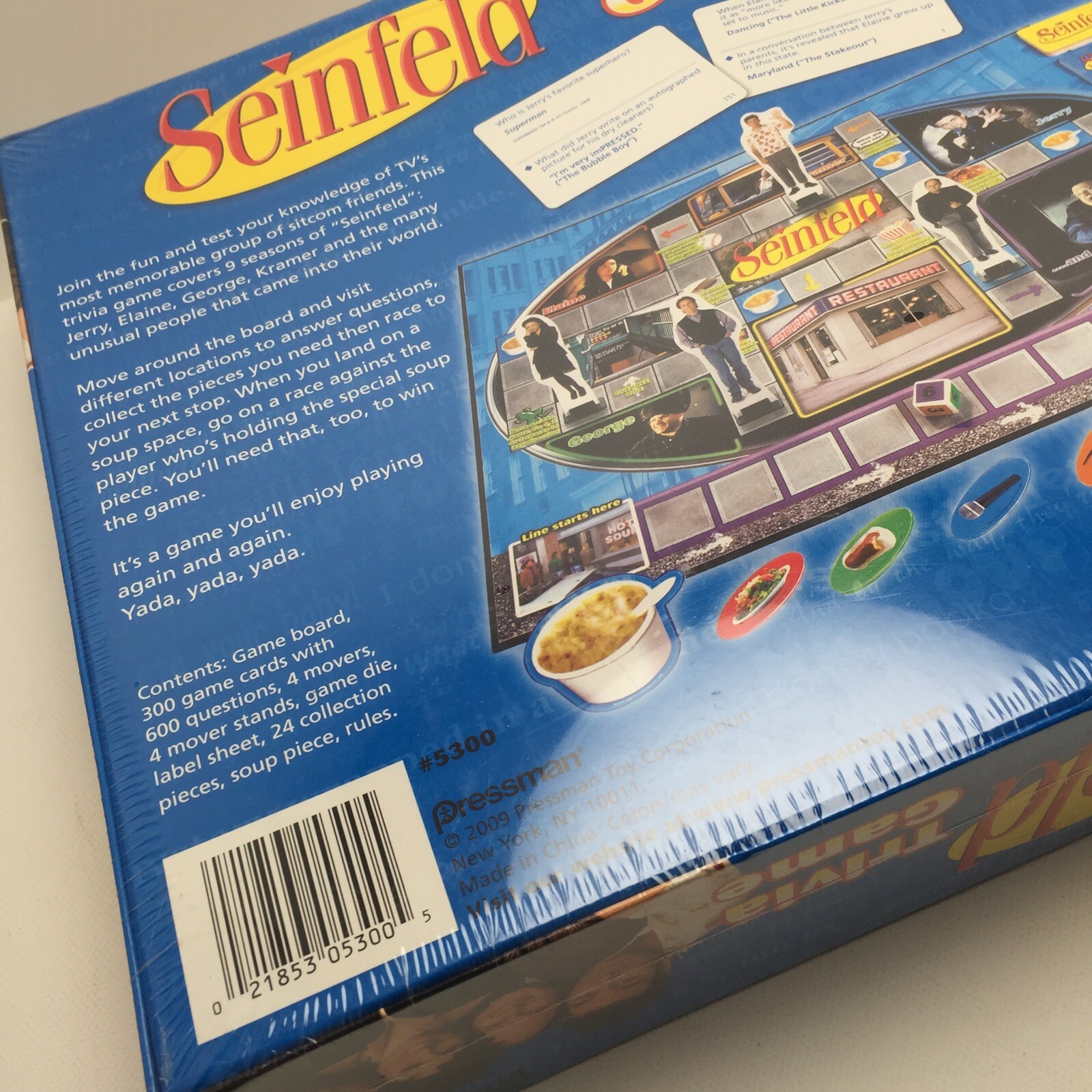 Seinfeld Trivia Game #5300 Pressman 2009 Adult 2-4 Player New