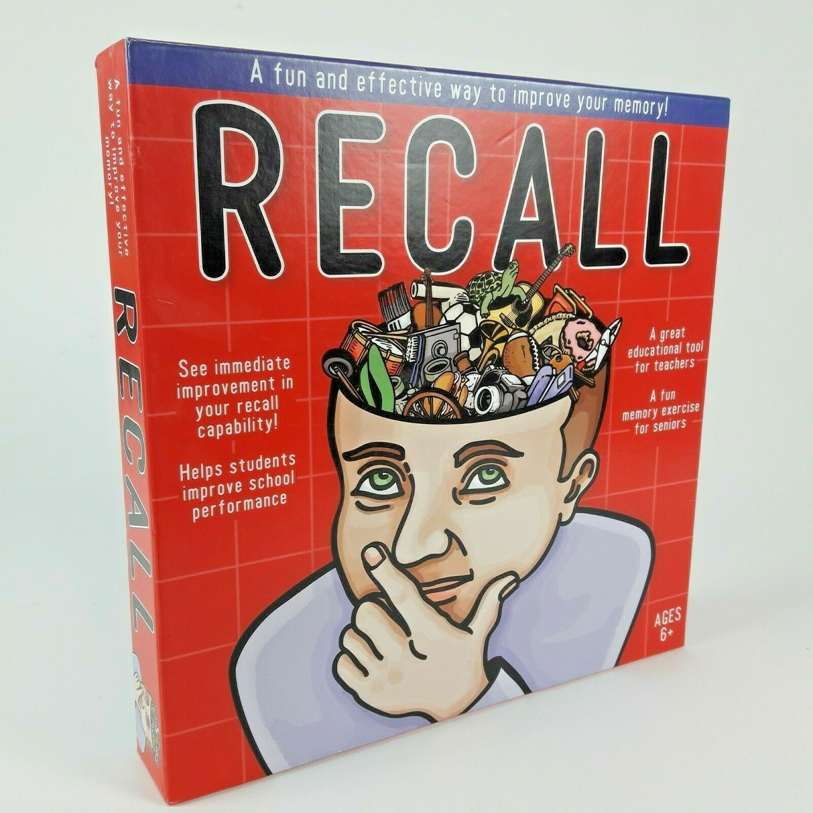 Recall Board Game Memory Improvement Tile Educational Classroom Seniors Unplayed