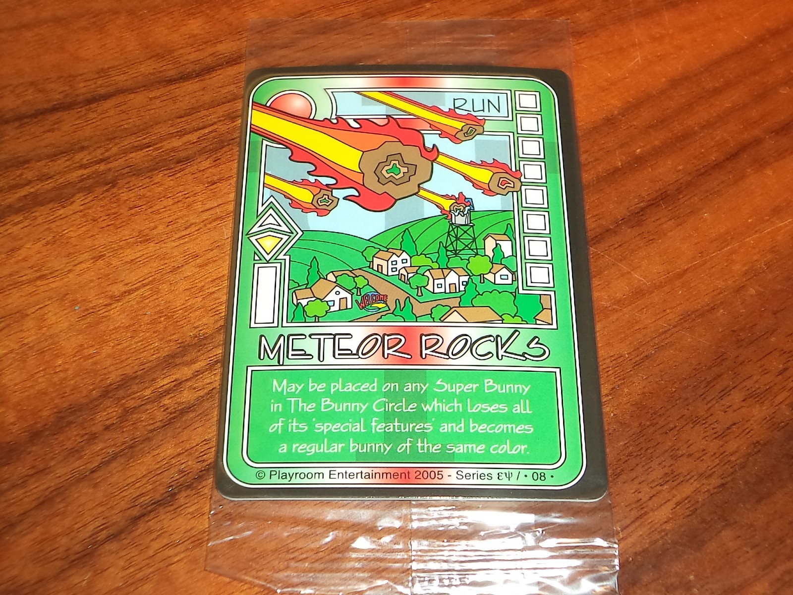 Meteor Rocks Killer Bunnies Quest for the Magic Carrot Promo Card New!
