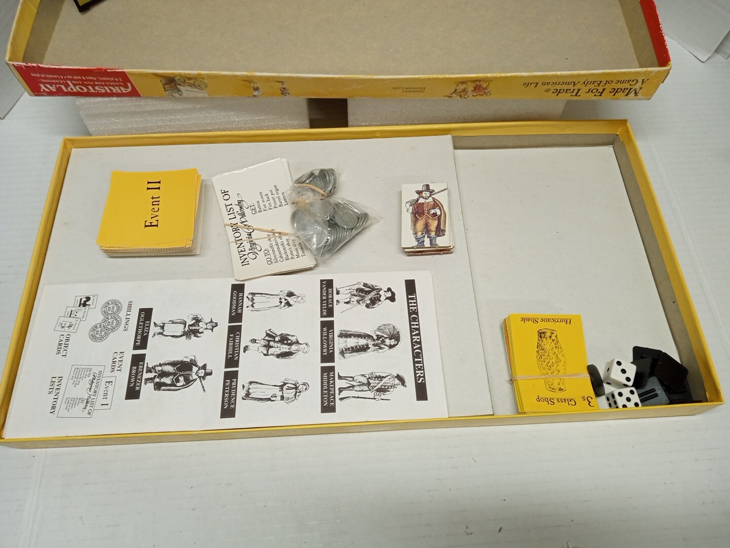 Made For Trade A Game of Early American Life Complete 1993 Aristoplay