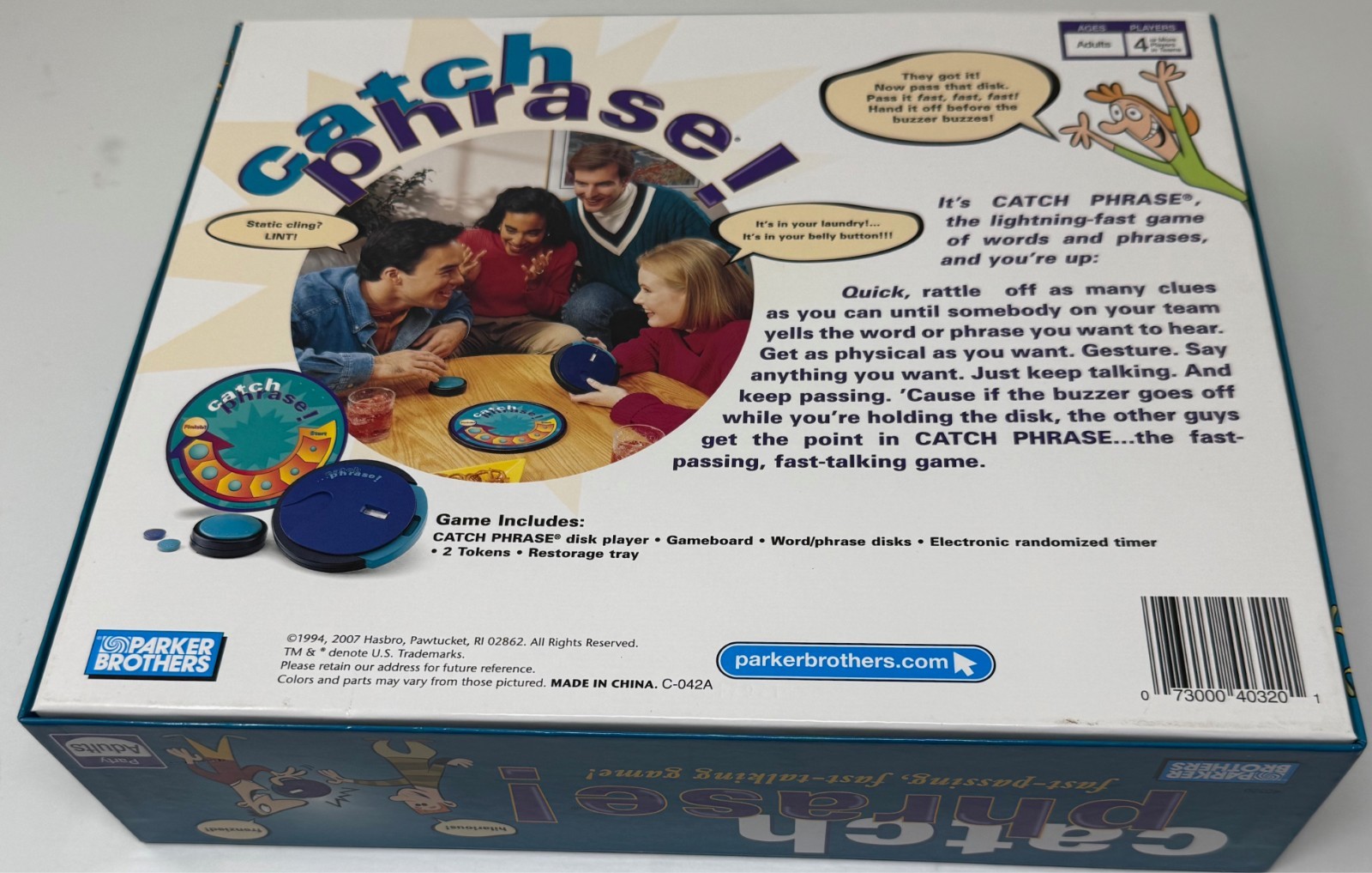 Catch Phrase Adult Party Game – 2007 – Target Exclusive – Sealed Game Pieces