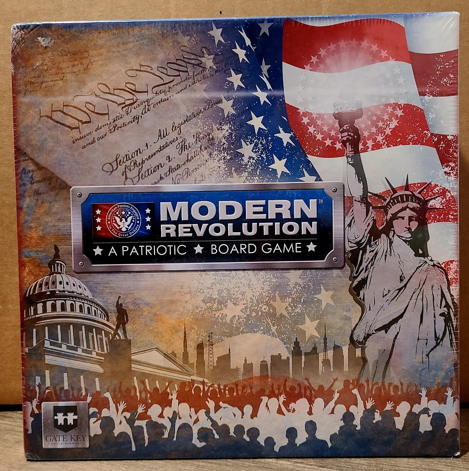 Modern Revolution A Patriotic Board Game by Gate Key Entertainment NEW & SEALED