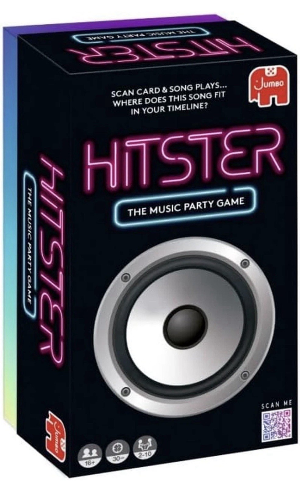 Hitster The Music Party Board Game Card Game Jumbo 2 – 10 Players Music Quiz NEW