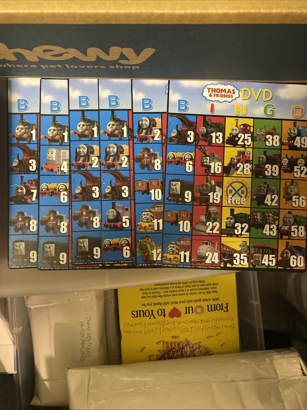 Thomas The Tank Engine & Friends DVD Bingo Game COMPLETE By ScreenLife 2007