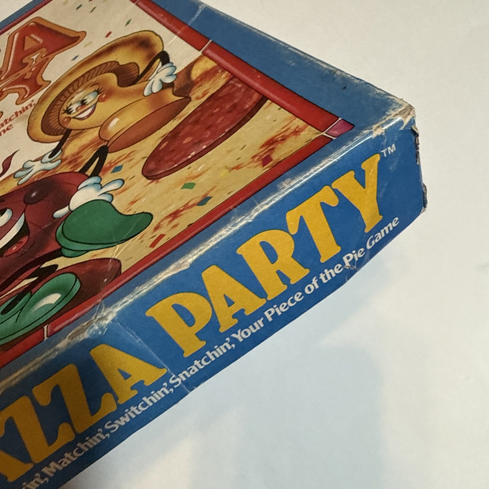 Vintage 1987 PIZZA PARTY Board Game Parker Brothers 100% COMPLETE Instructions