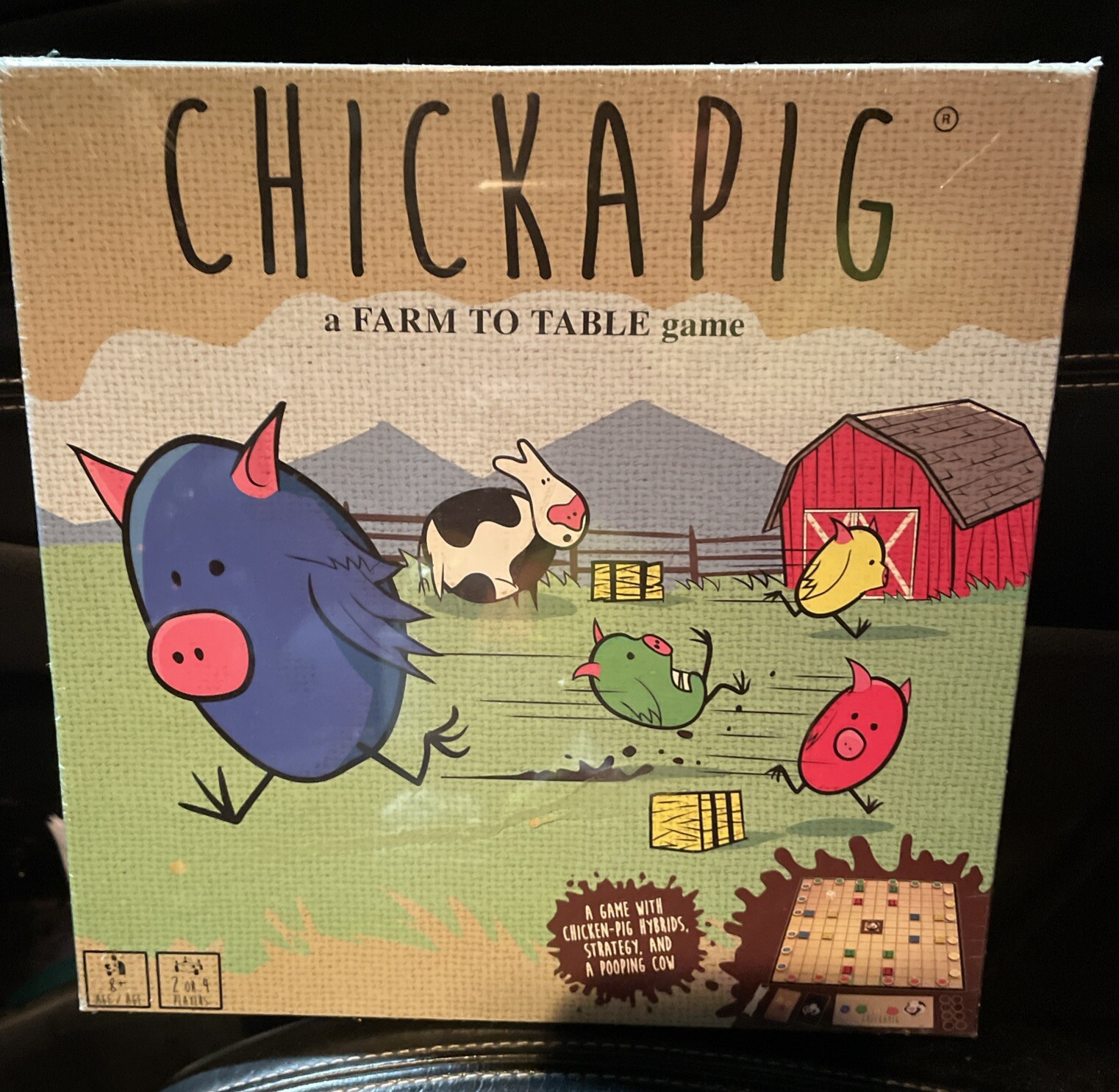 Sealed Chickapig Board Game A Farm To Table Game Strategic Family Fun Silly 8+