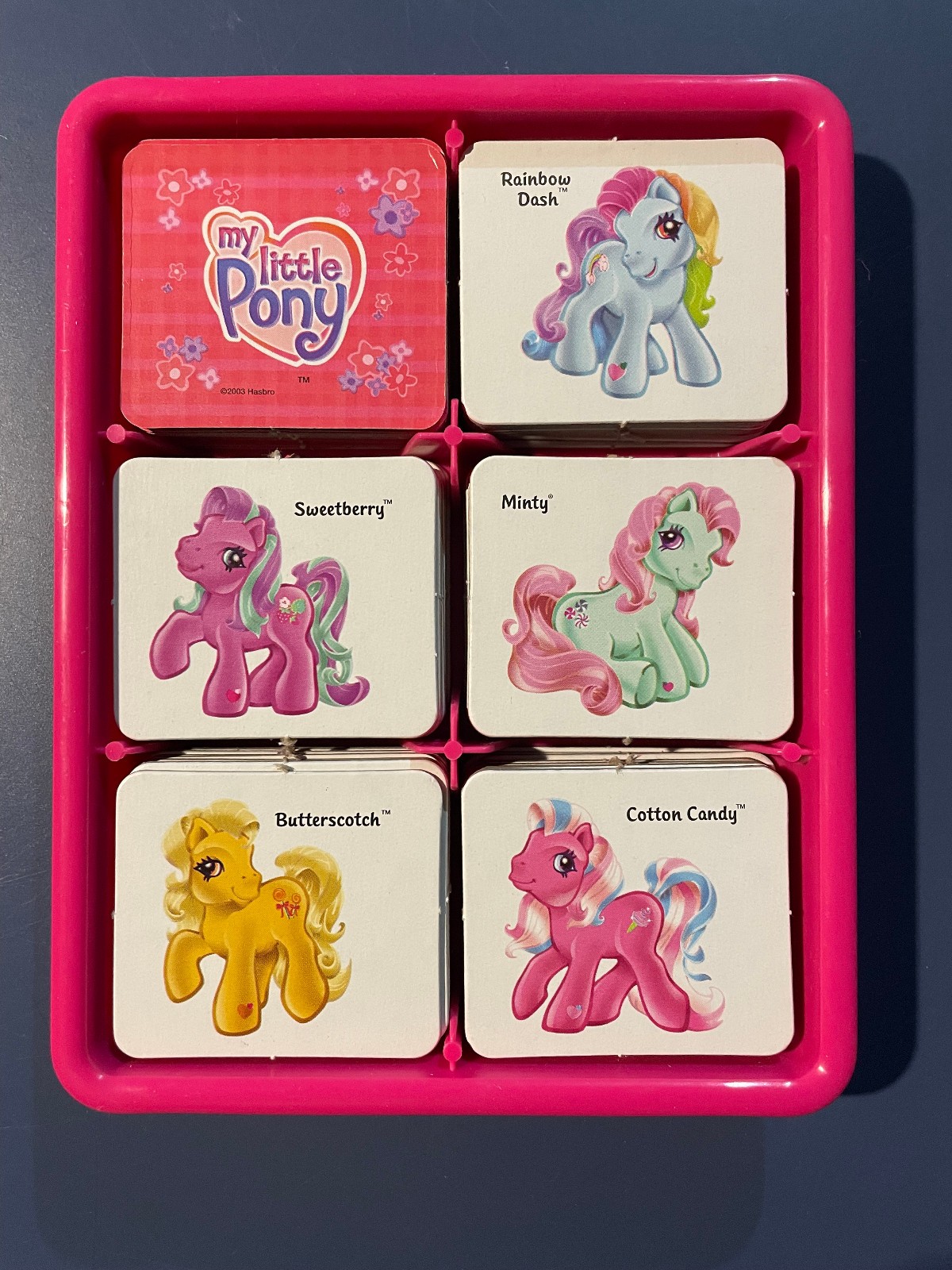 My Little Pony Edition Memory Game 100% COMPLETE 2003 Milton Bradley