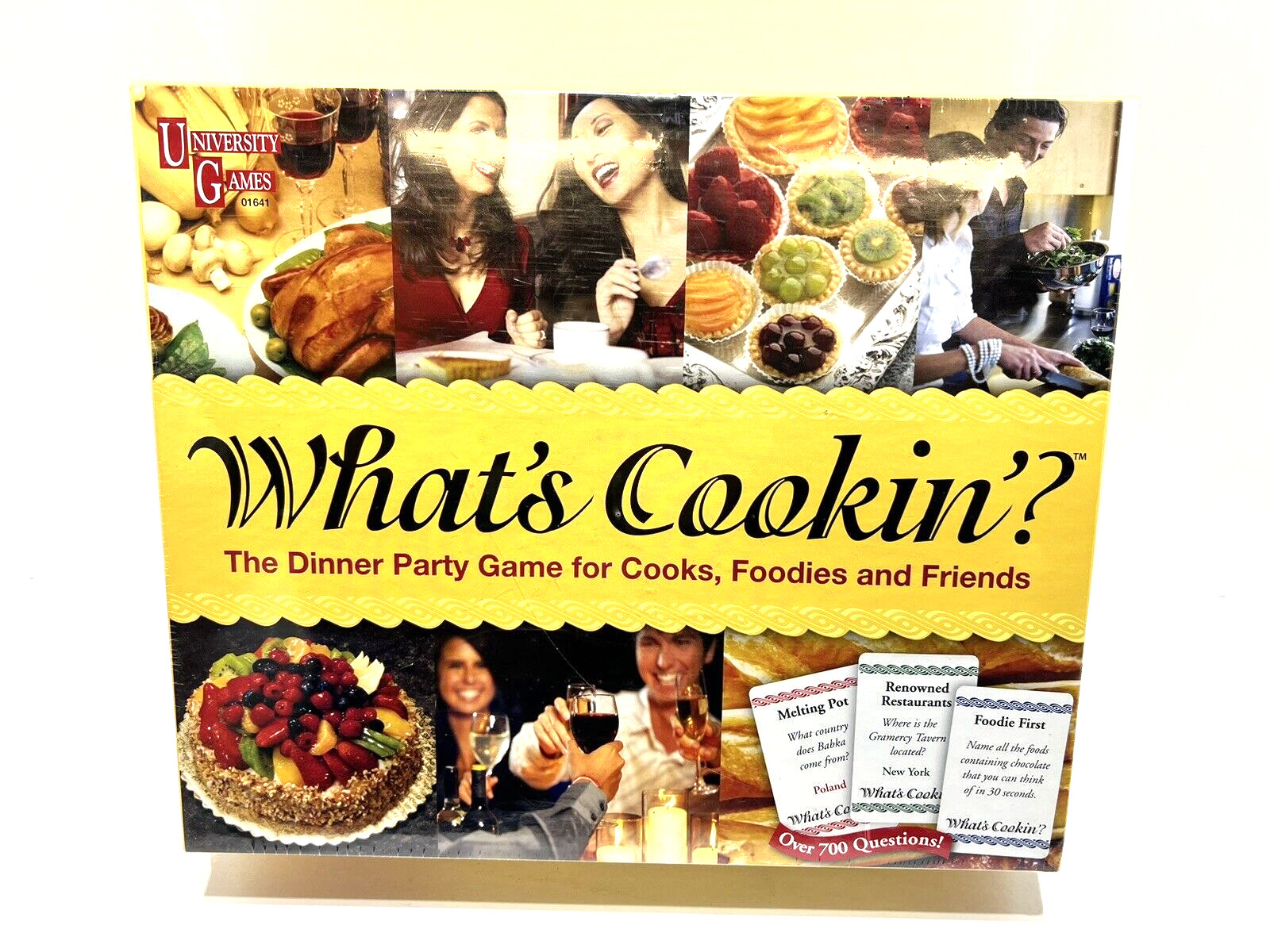 What’s Cookin? Dinner Party Game Cooks Chefs Foodies Friends 2008 NIB