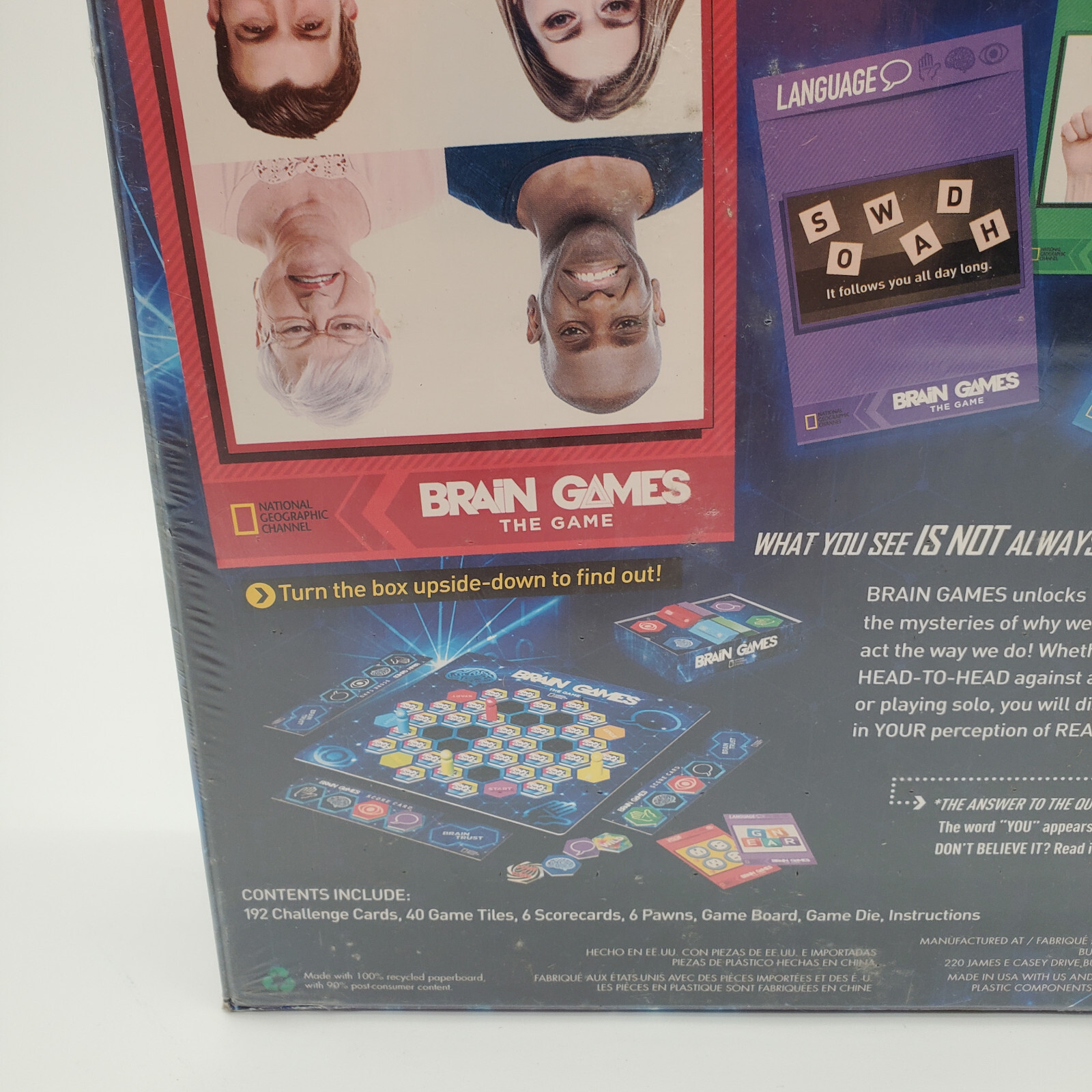New National Geographic Channel Brain Games The Game Complete Board Game Family