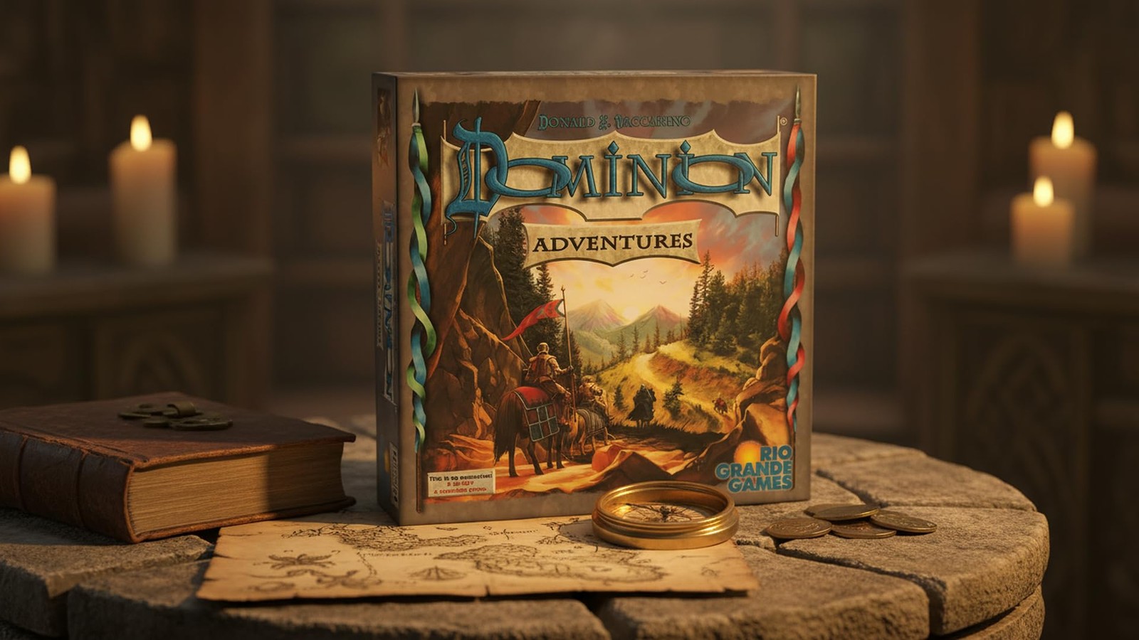 Dominion Adventures Expansion Card Game for 2-6 Players