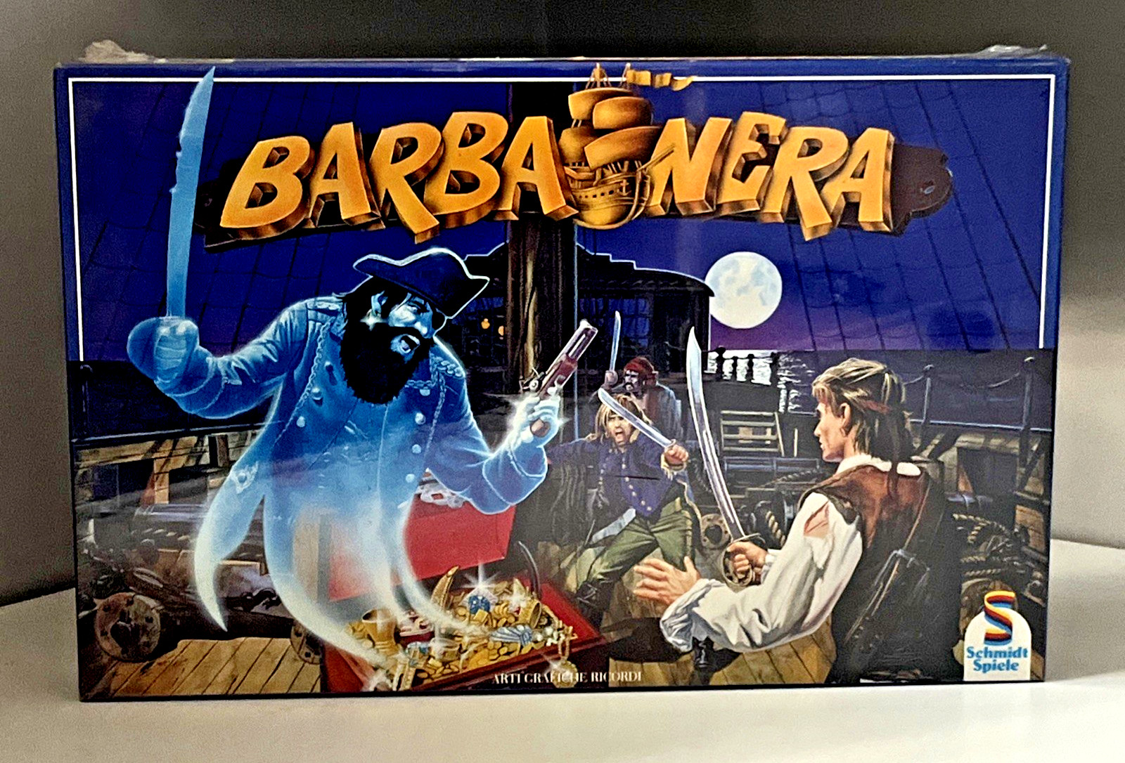 Vtg Barbanera Board Game SEALED 1991 Schmidt Ghostly Galleon Waddingtons Pirate