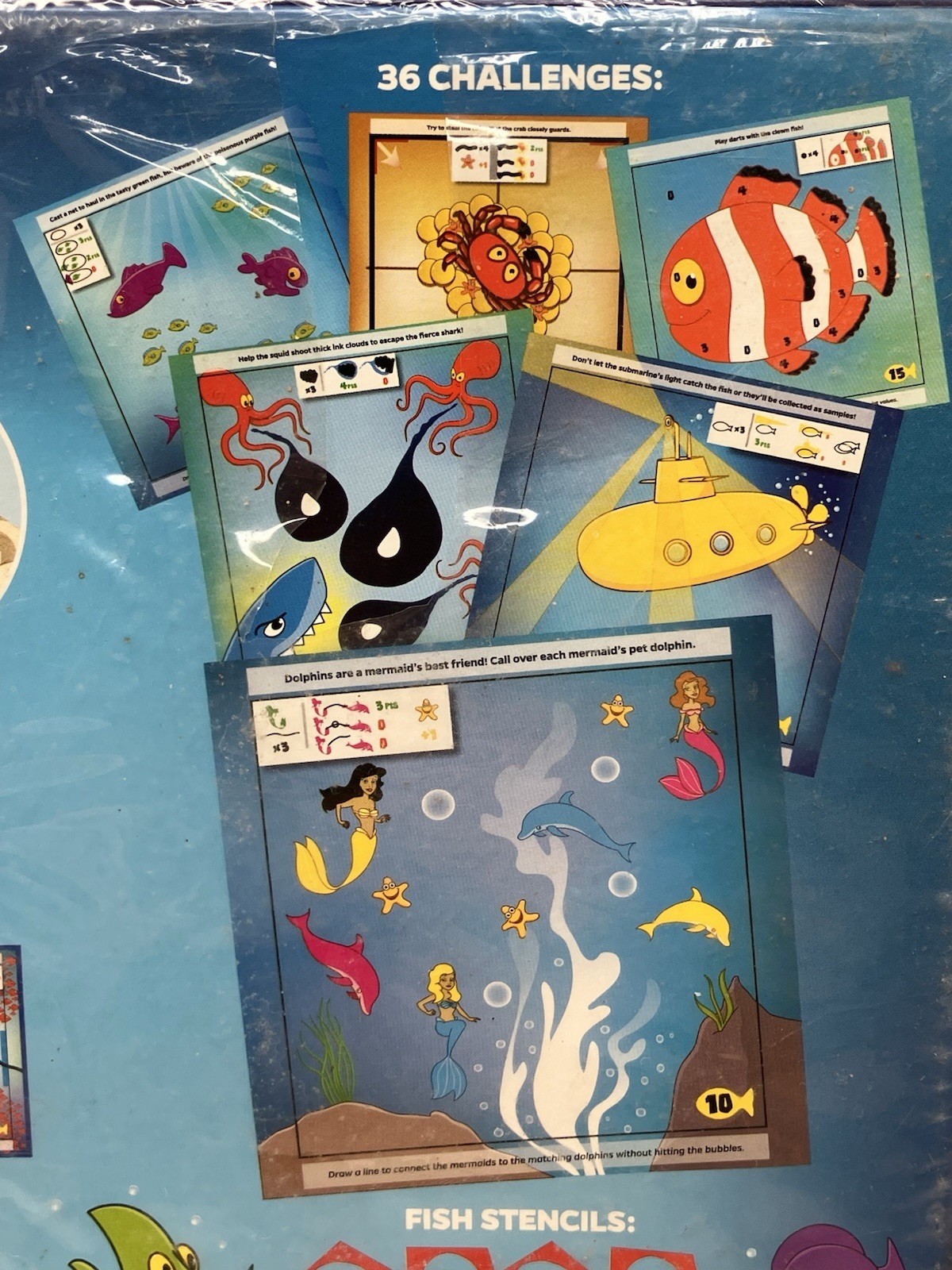 Doodle Quest Deep Sea Adventure Game Blue Orange – SEALED *Read*