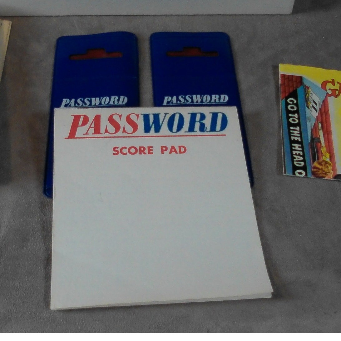 1962 Password Game Volume Two Milton Bradley #4260 w/Extras READ
