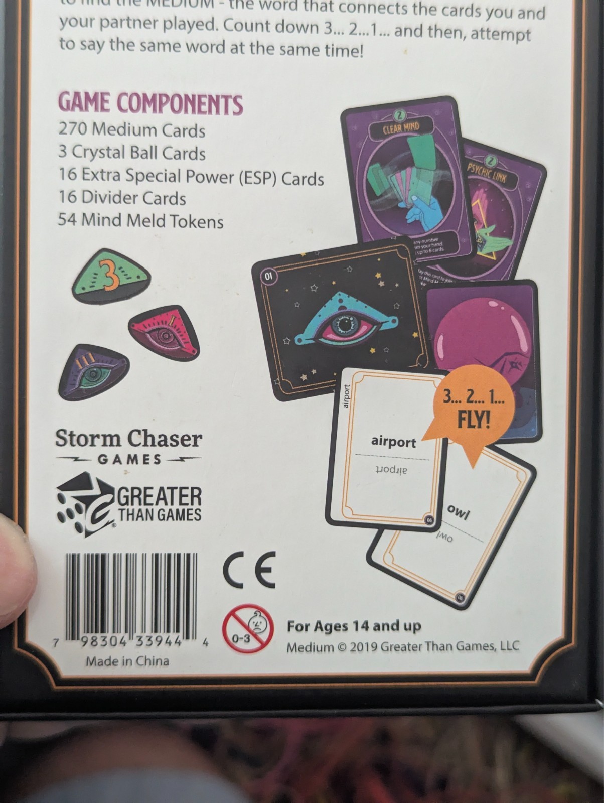 MEDIUM A Mind Reading Party Game by Greater Than Games 100% COMPLETE 2019